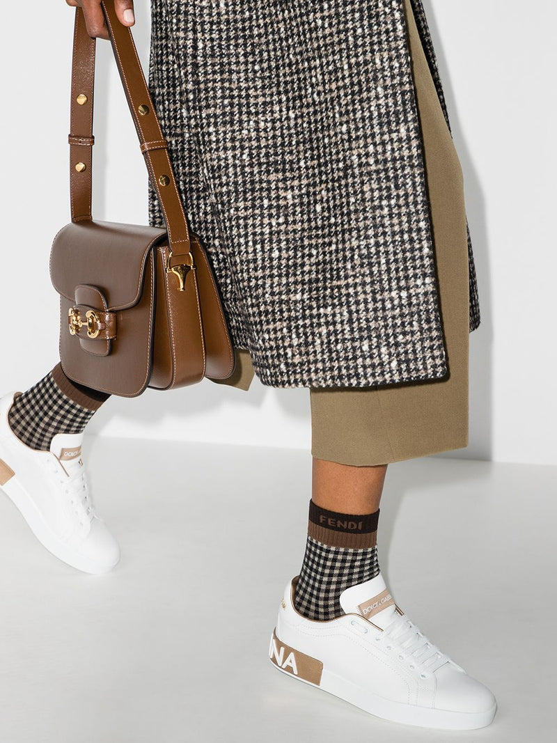 Dolce & Gabbana Golden Sneakers Glam Steals