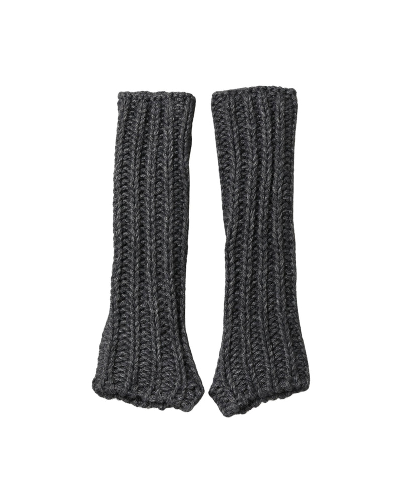 Dolce & Gabbana Gray Acrylic Knitted Fingerless Arm Warmer Gloves 