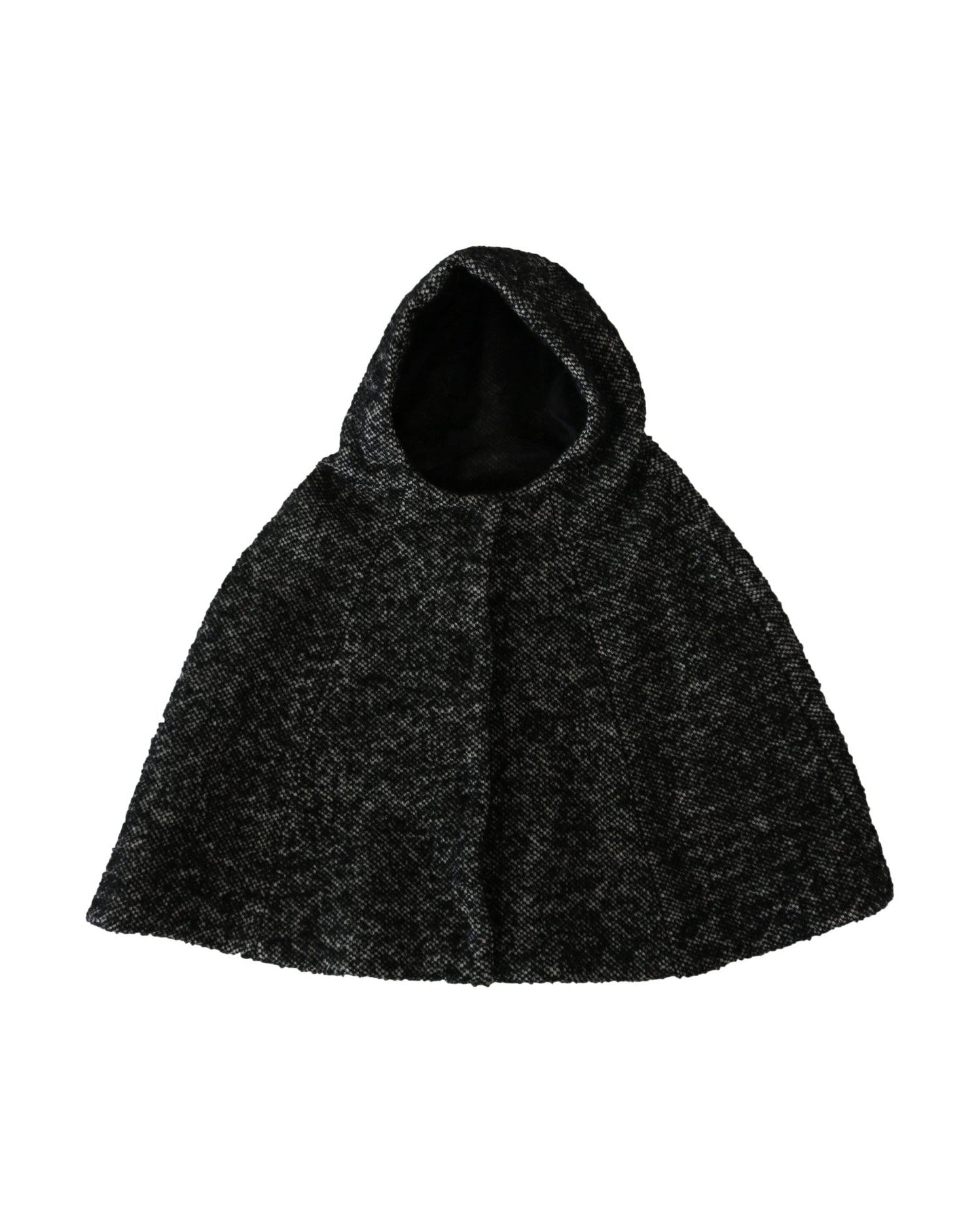 Dolce & Gabbana Gray Wool Elegant Hooded Scarf By Iconic Italian Label Glam Steals