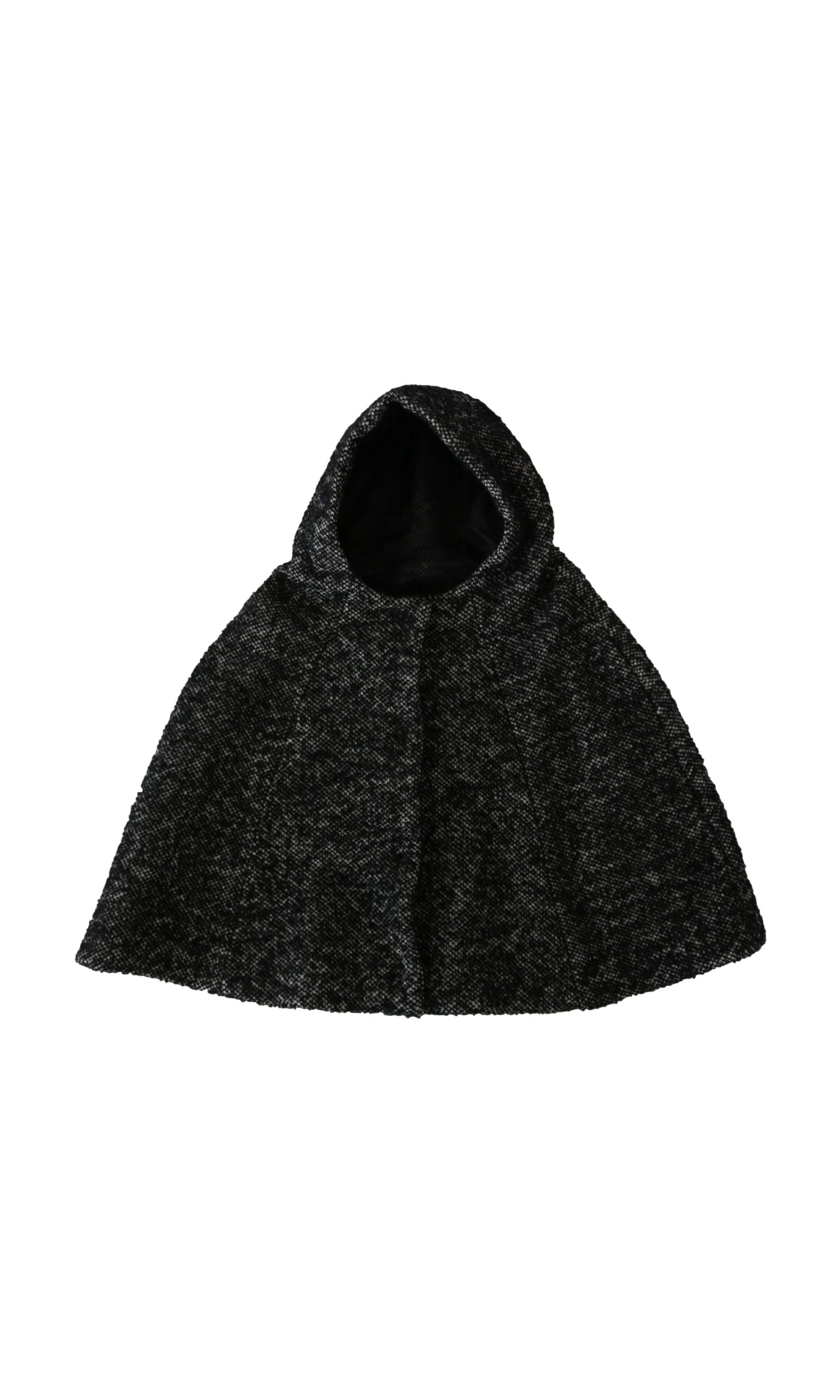 Dolce & Gabbana Gray Wool Elegant Hooded Scarf By Iconic Italian Label Glam Steals