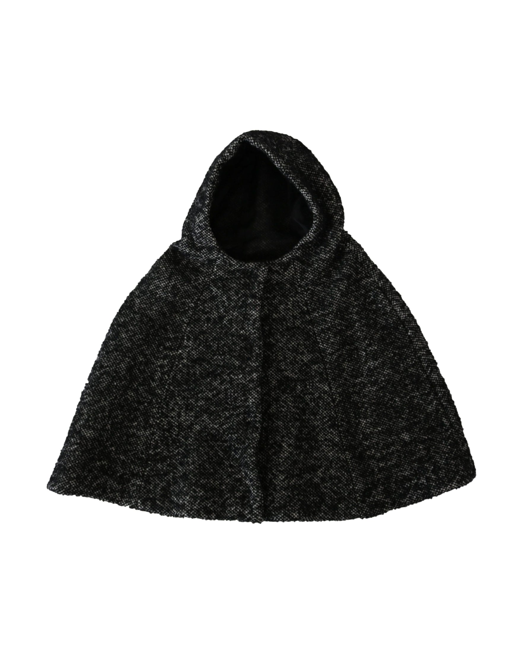 Dolce & Gabbana Gray Wool Elegant Hooded Scarf By Iconic Italian Label Glam Steals