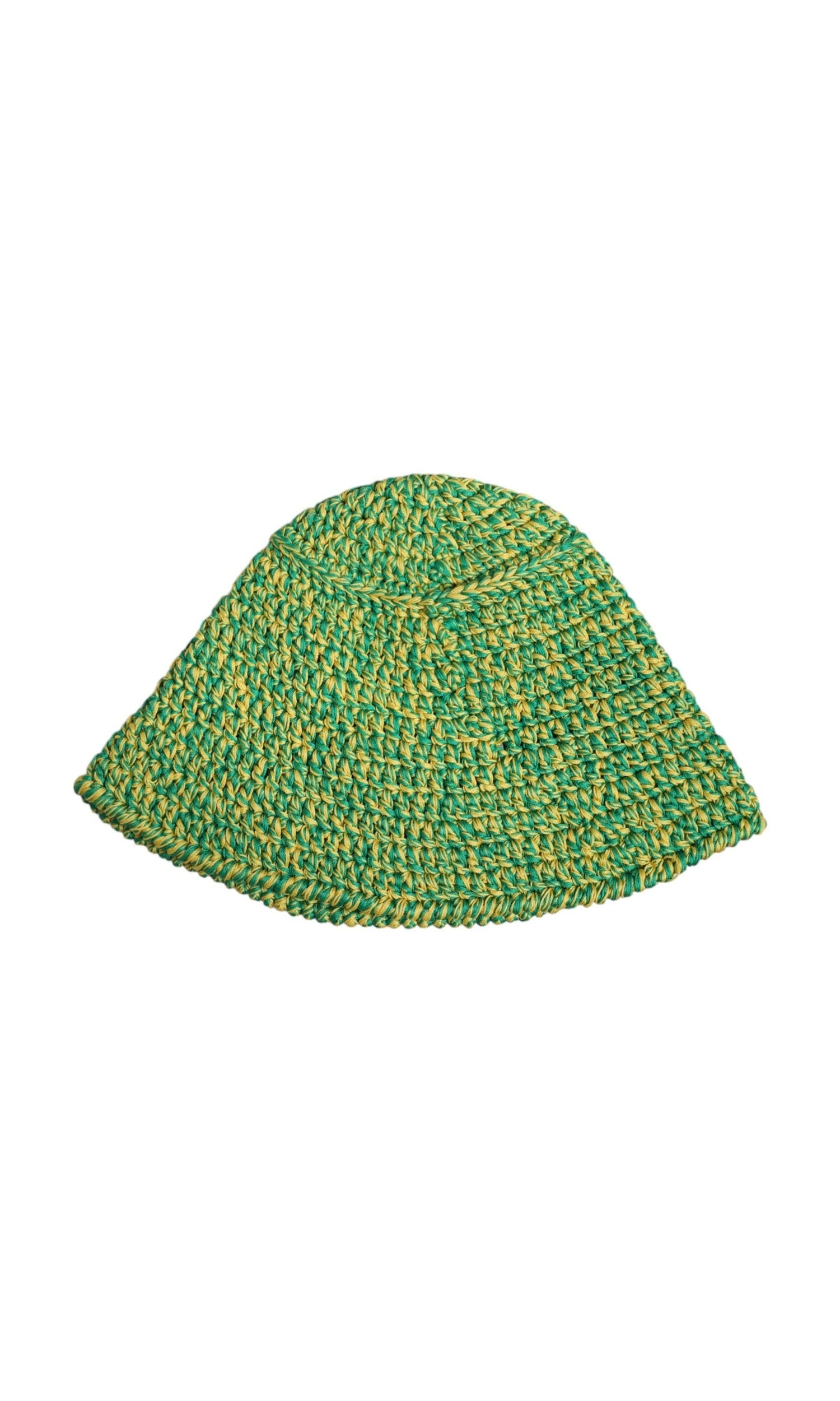 Dolce & Gabbana Green Cotton Crochet Dg Logo Bucket Hat Glam Steals