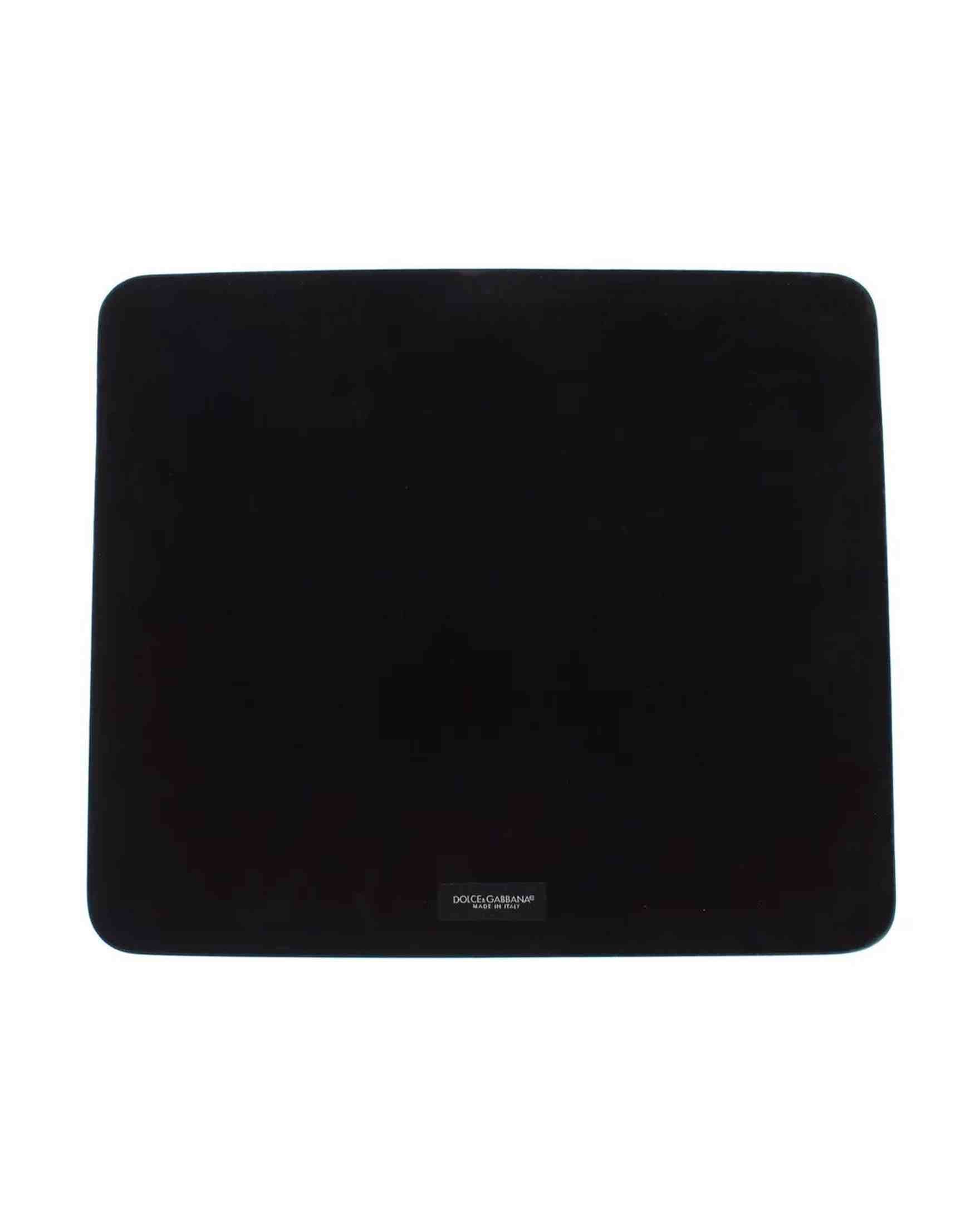 Dolce & Gabbana Green Leather Mouse Pad Glam Steals