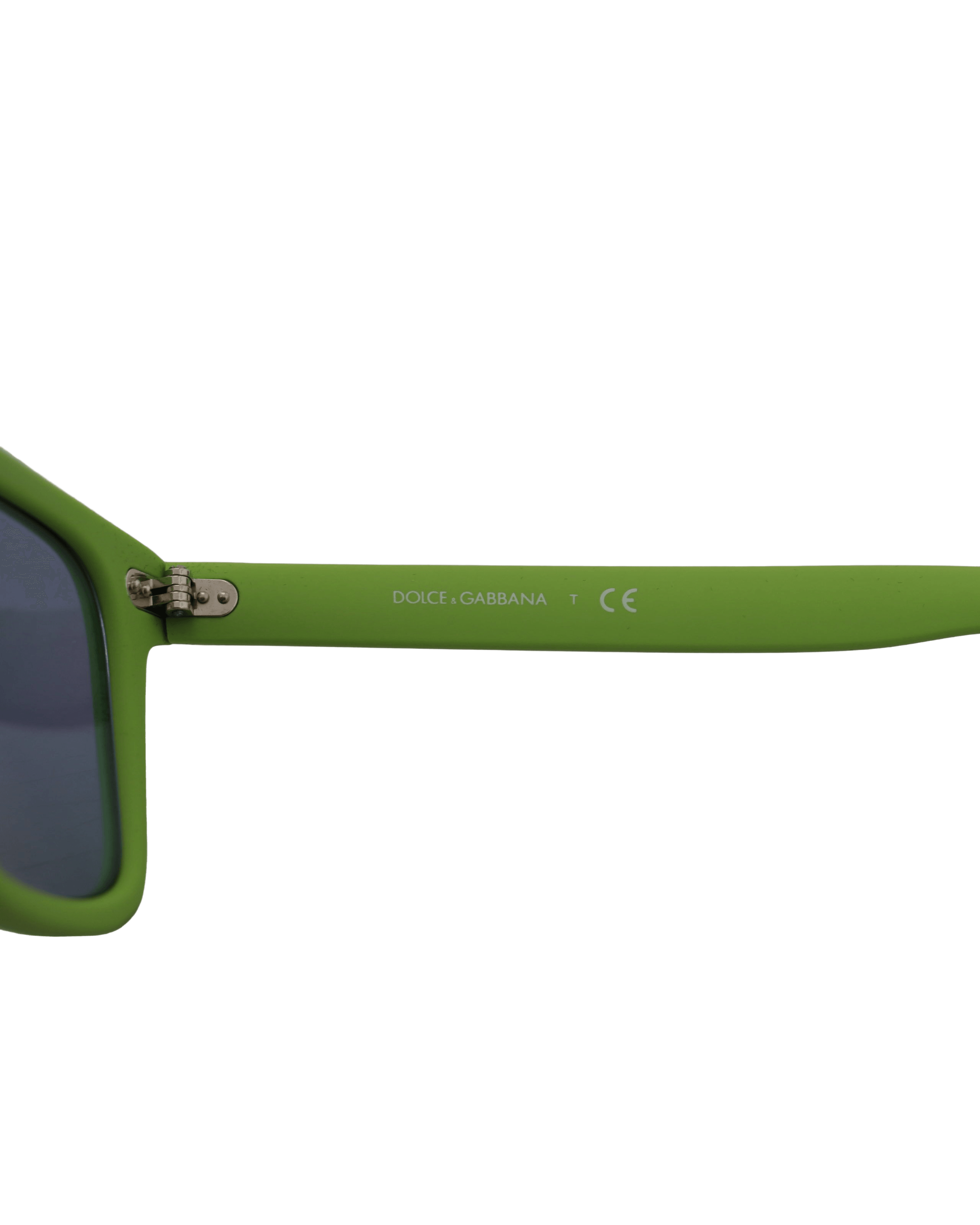 Dolce & Gabbana Green Rubber Full Rim Frame Shades Dg6095 Acid Sunglasses Glam Steals