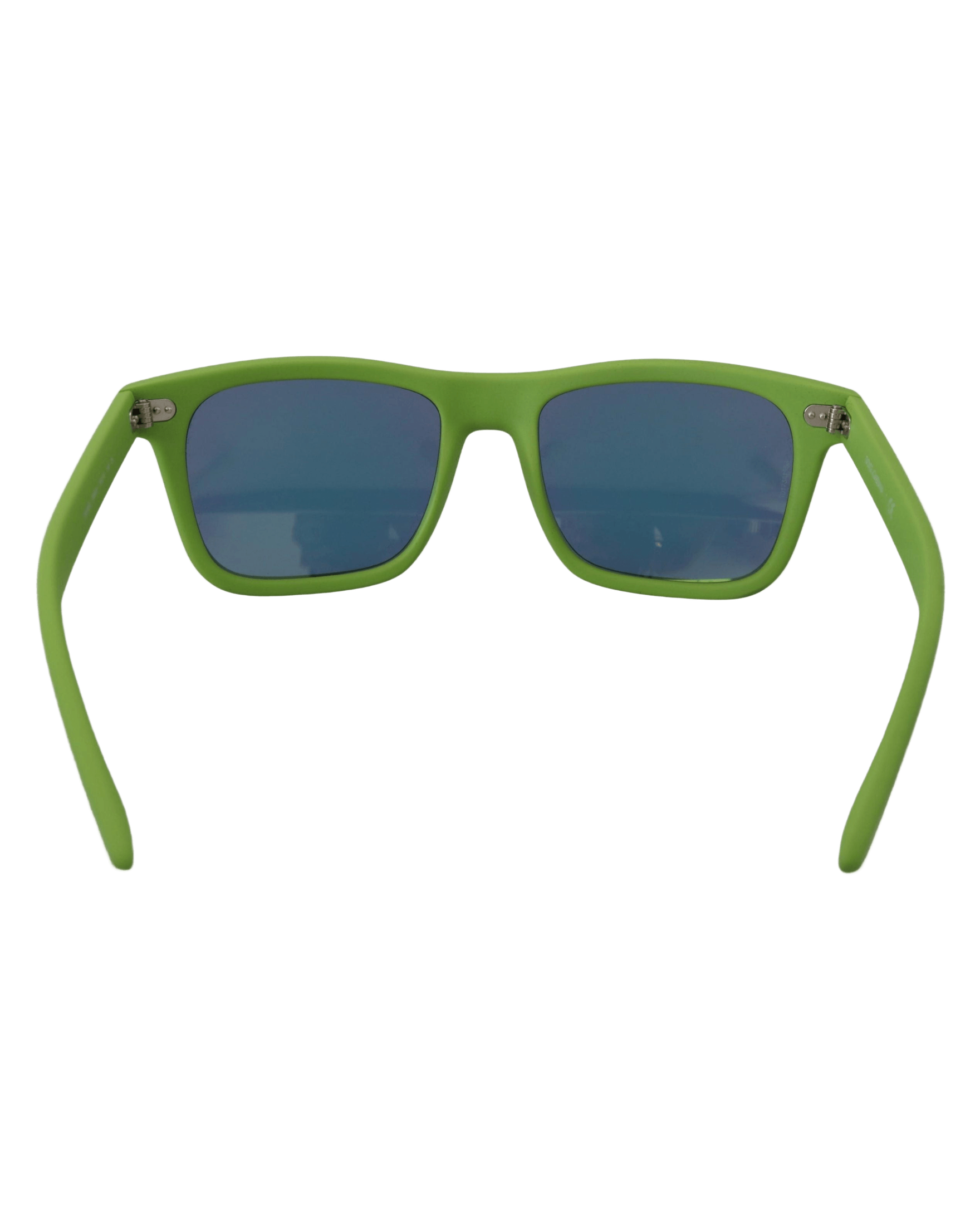 Dolce & Gabbana Green Rubber Full Rim Frame Shades Dg6095 Acid Sunglasses Glam Steals