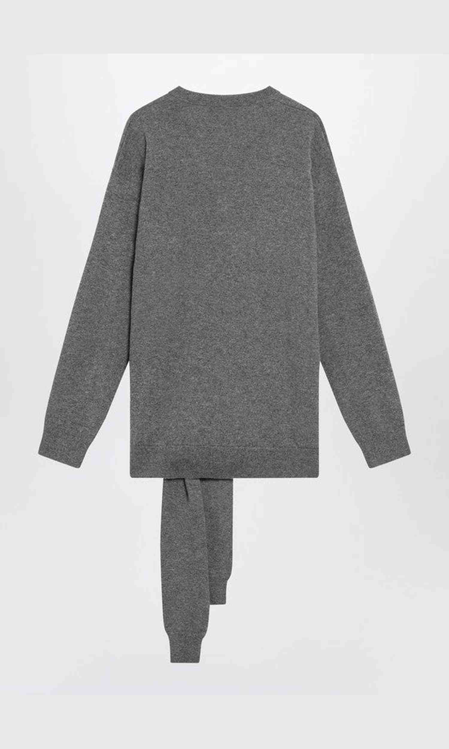 Dolce & Gabbana Grey Cashmere Sweater Glam Steals