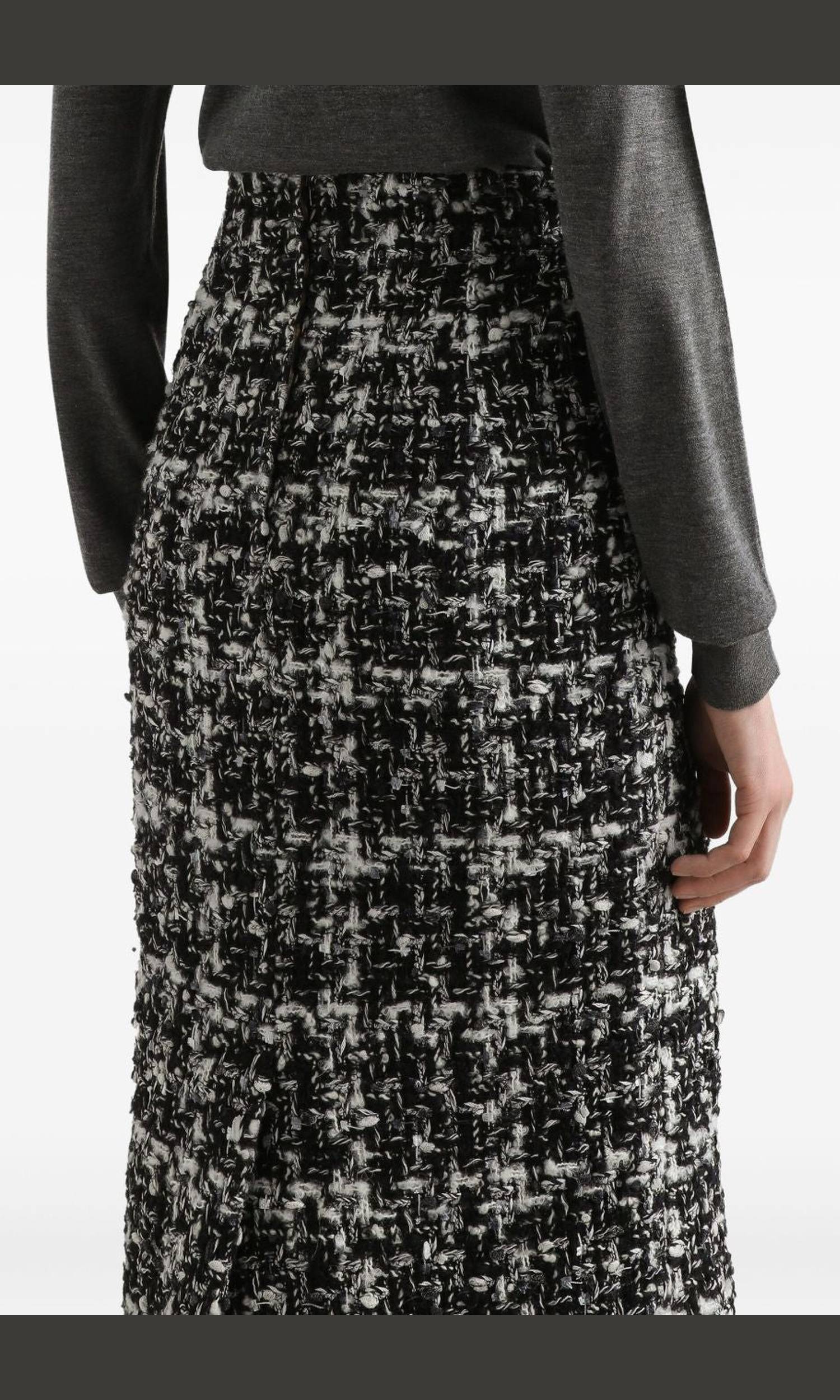 Dolce & Gabbana Grey Skirt Glam Steals