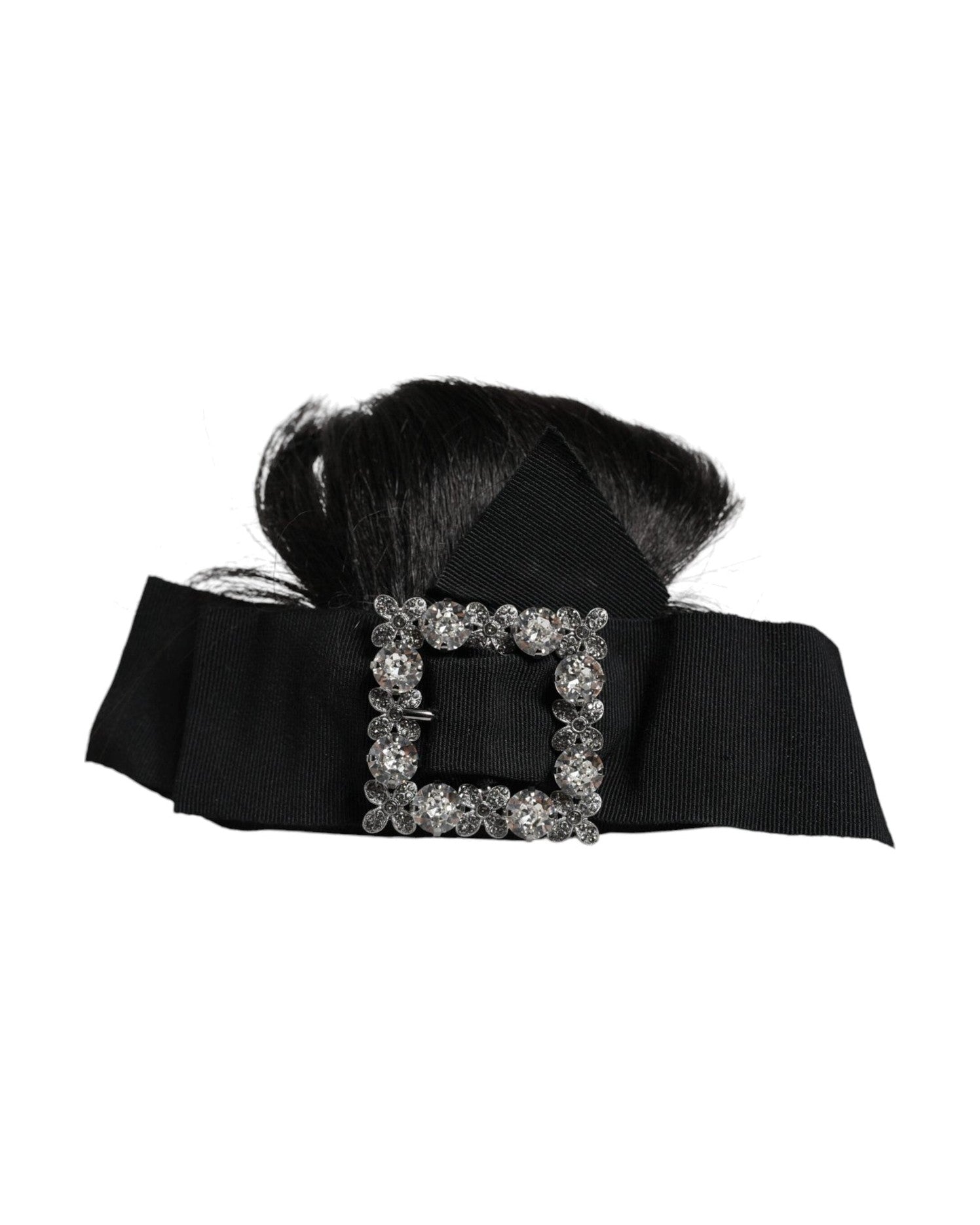 Dolce & Gabbana Hair Parrucchiera Crystal Headband Black Diadem Glam Steals