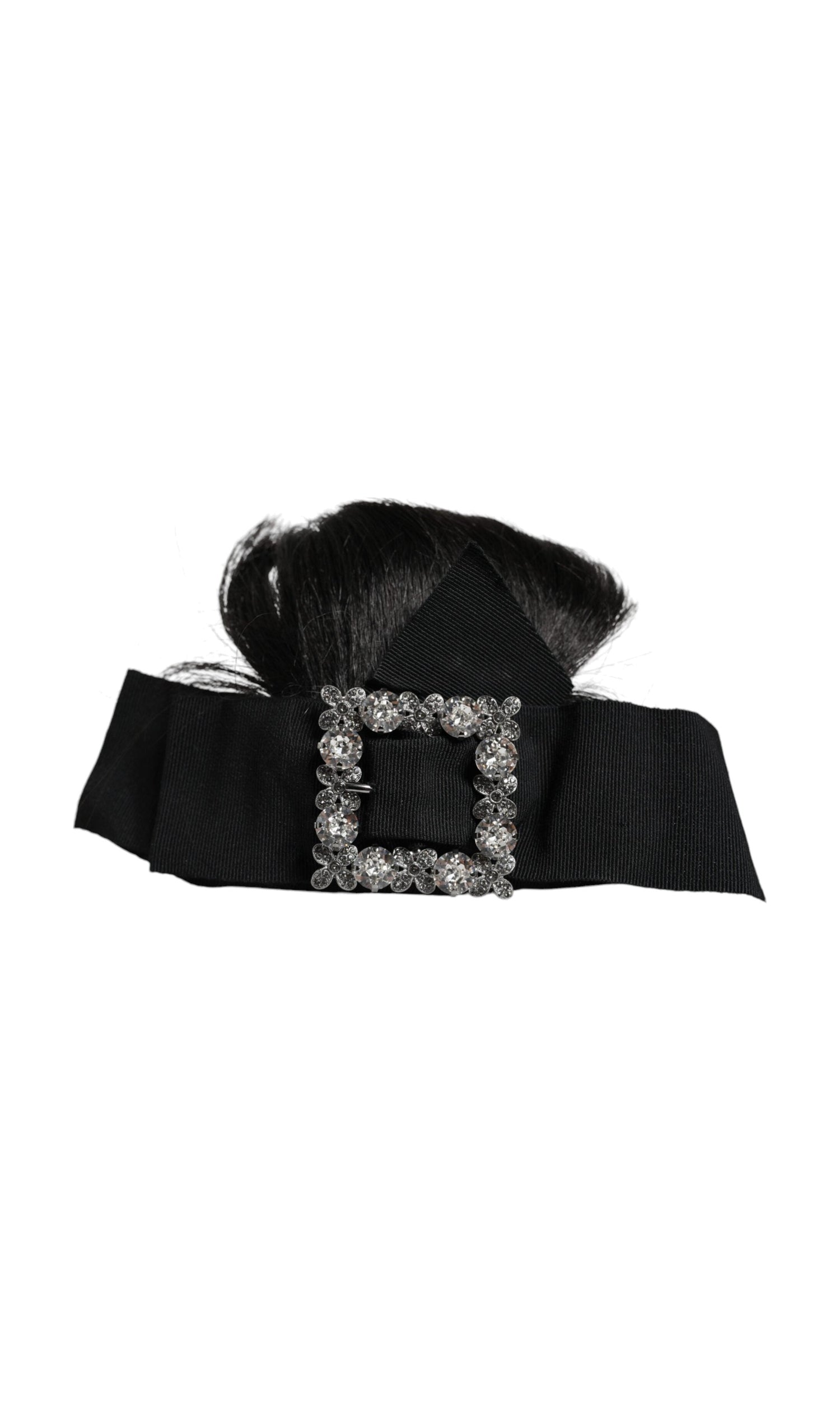 Dolce & Gabbana Hair Parrucchiera Crystal Headband Black Diadem Glam Steals
