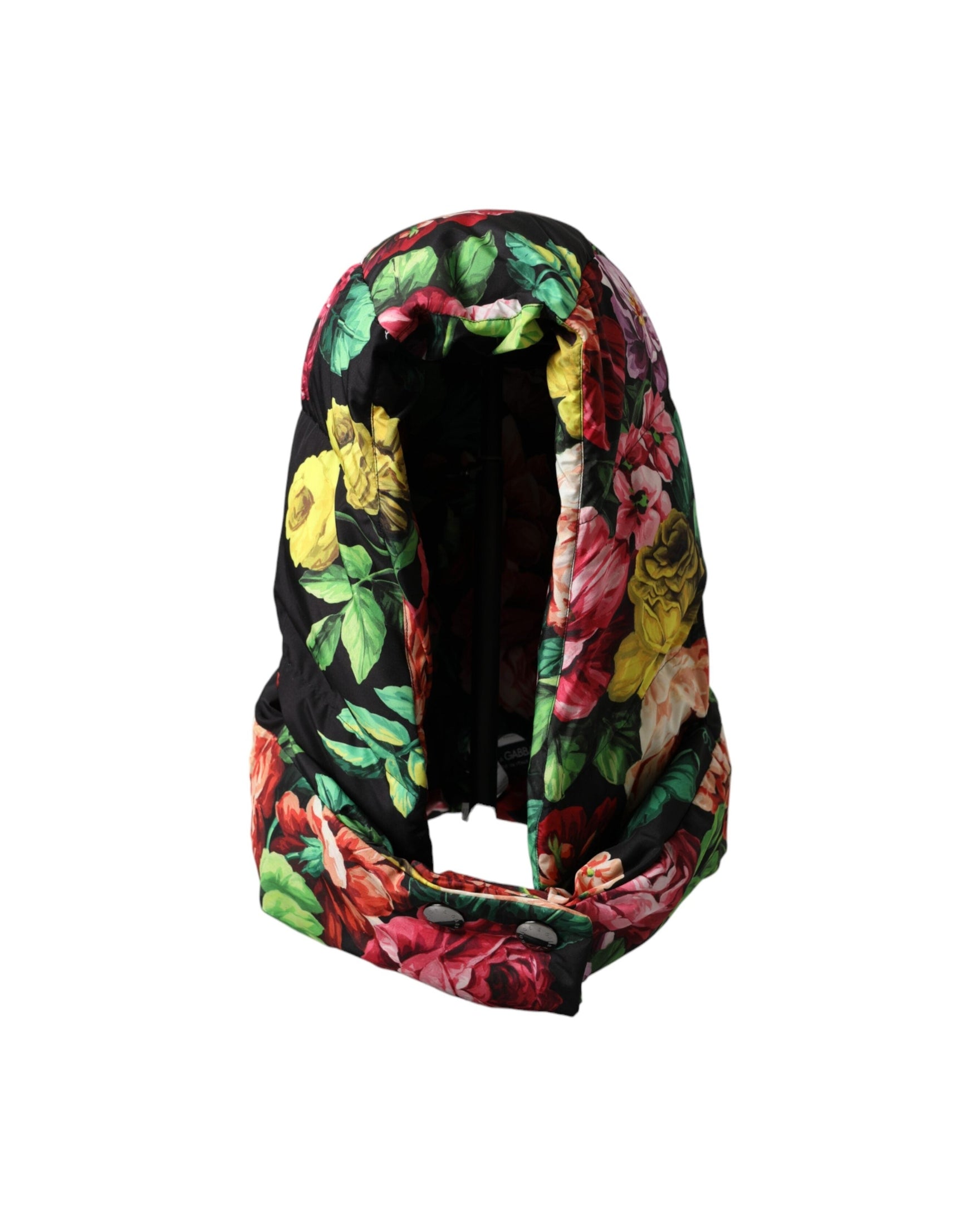 Dolce & Gabbana Hat Floral Whole Head Wrap Multicolor Hat Glam Steals