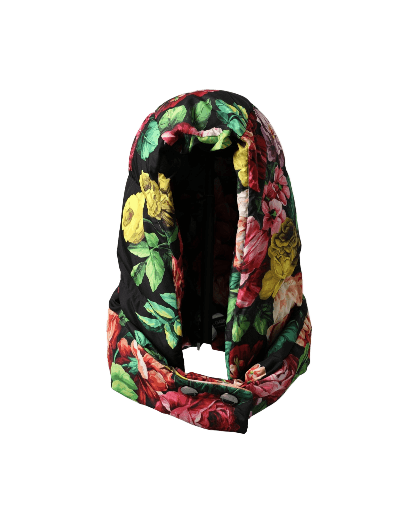 Dolce & Gabbana Hat Floral Whole Head Wrap Multicolor Hat Glam Steals