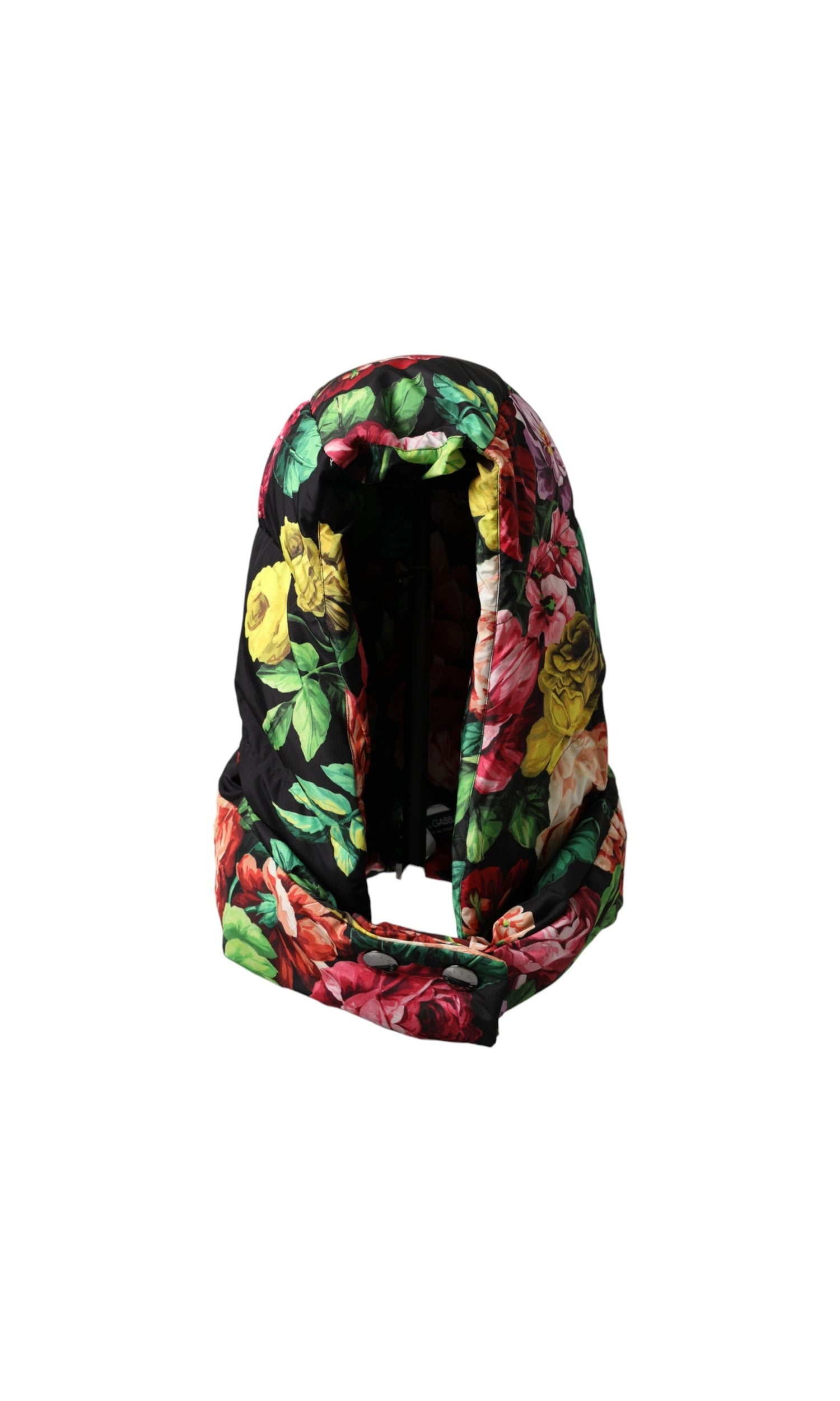 Dolce & Gabbana Hat Floral Whole Head Wrap Multicolor Hat Glam Steals