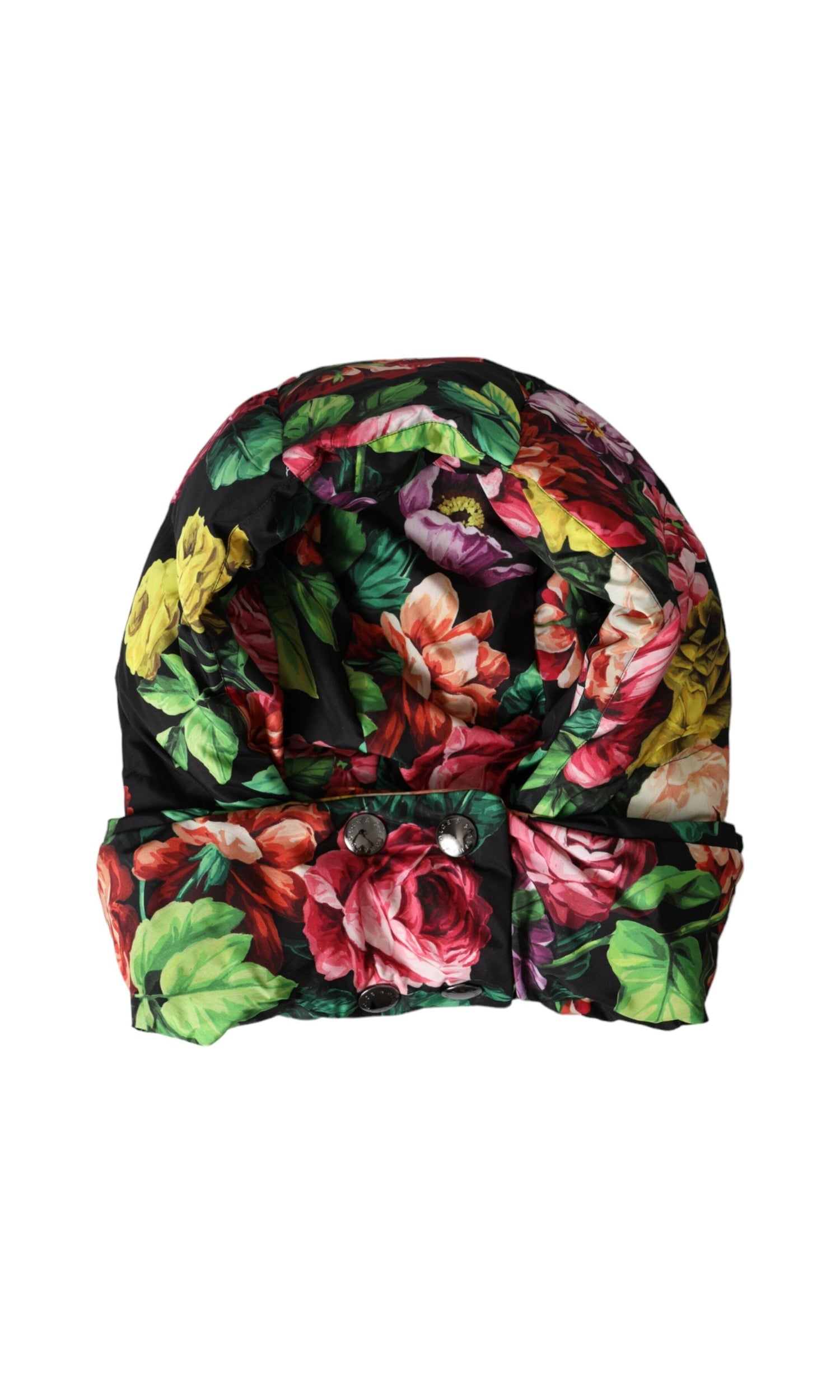 Dolce & Gabbana Hat Floral Whole Head Wrap Multicolor Hat Glam Steals