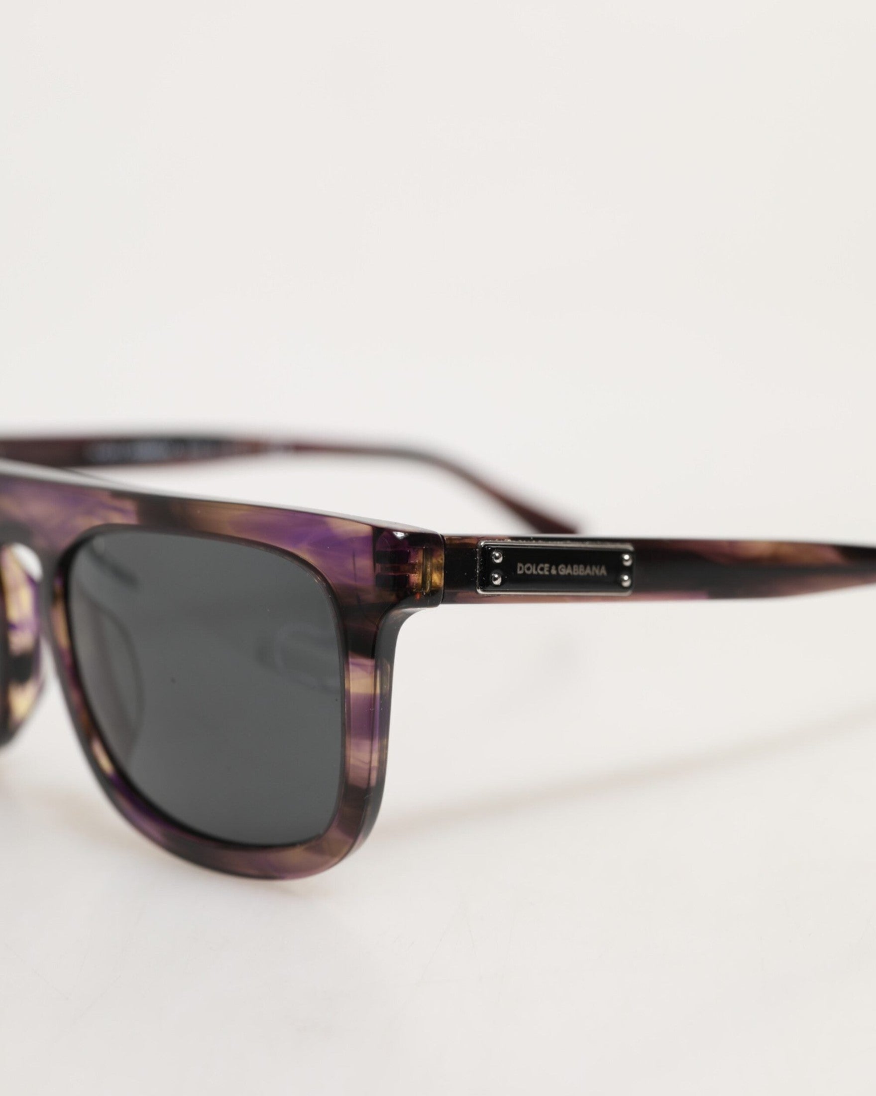 Dolce & Gabbana Havana Full Rim Acetate Round Lenses Sunglasses Glam Steals