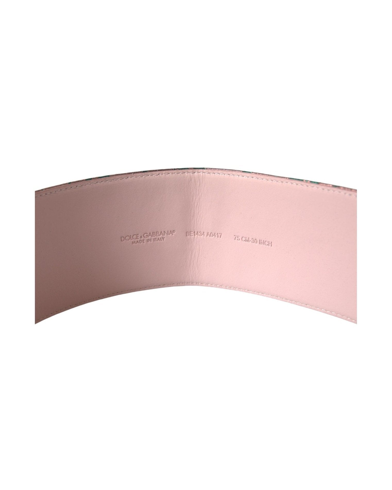 Dolce & Gabbana High-Waist Statement Multicolor Belt Glam Steals