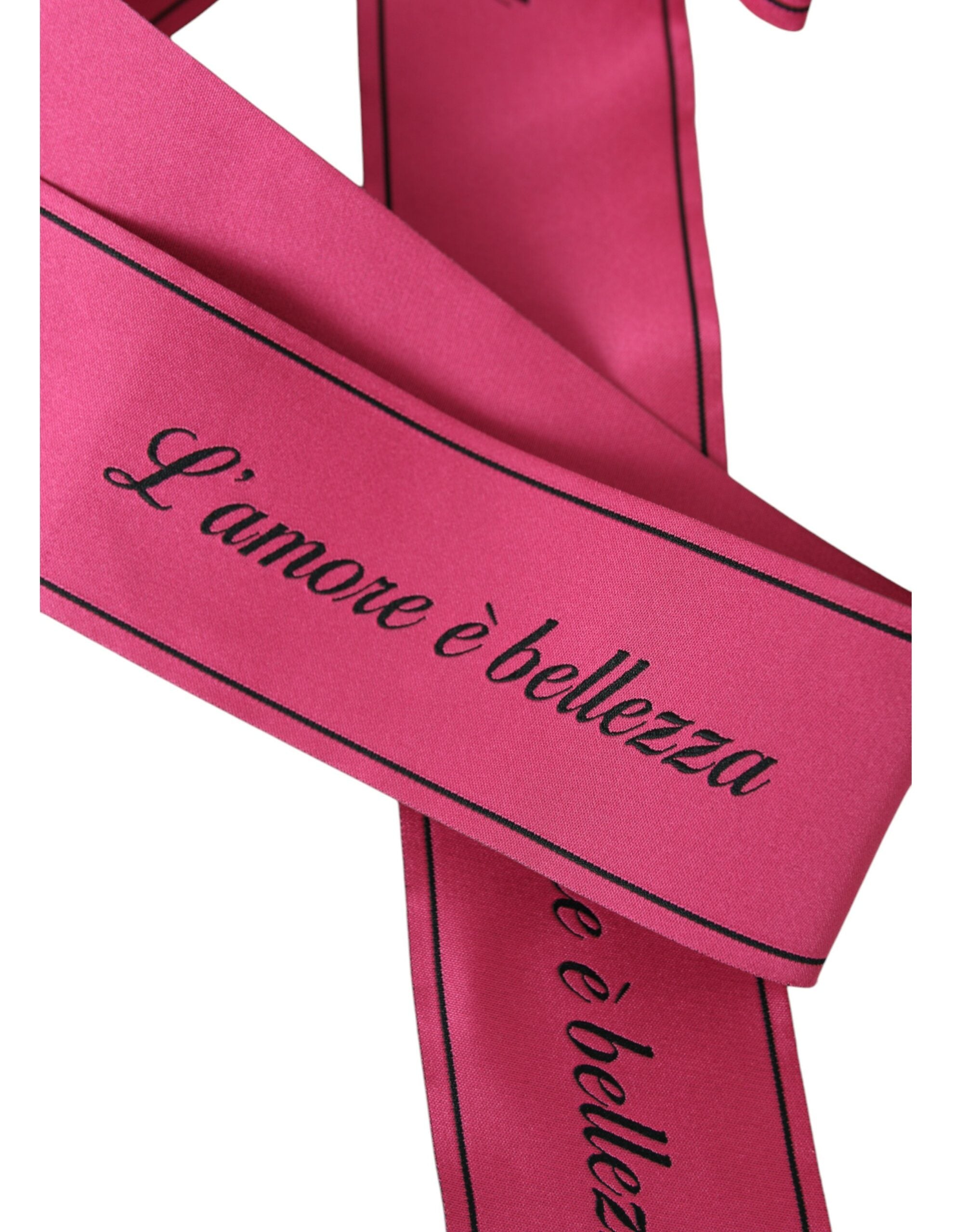 Dolce & Gabbana L'Amore E'Bellezza Waist Pink Belt Glam Steals