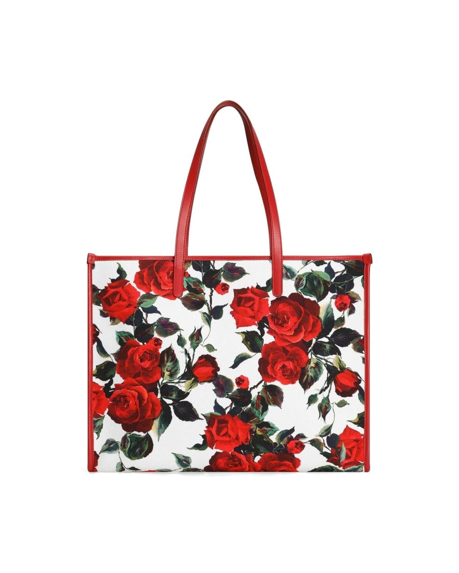 Dolce & Gabbana Large Rose Print Shoulder Bag Glam Steals