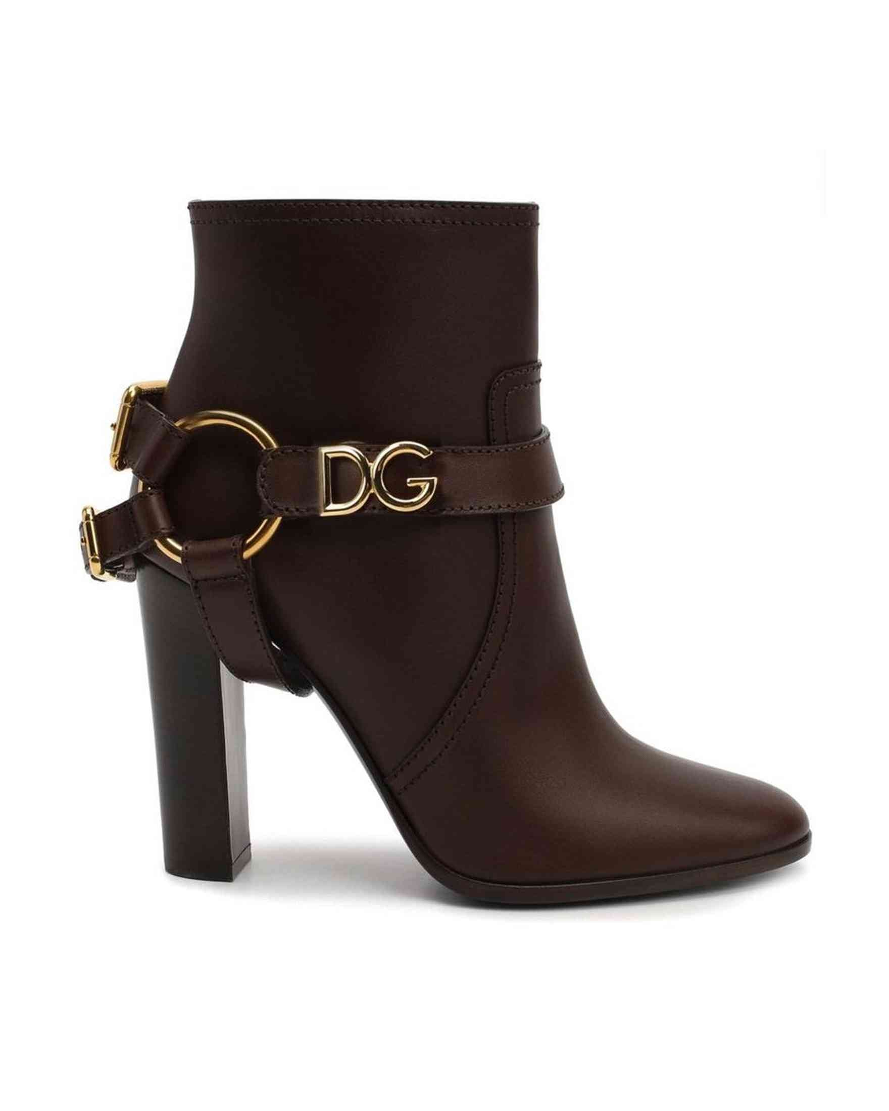 Dolce & Gabbana Leather Ankle Boots Glam Steals