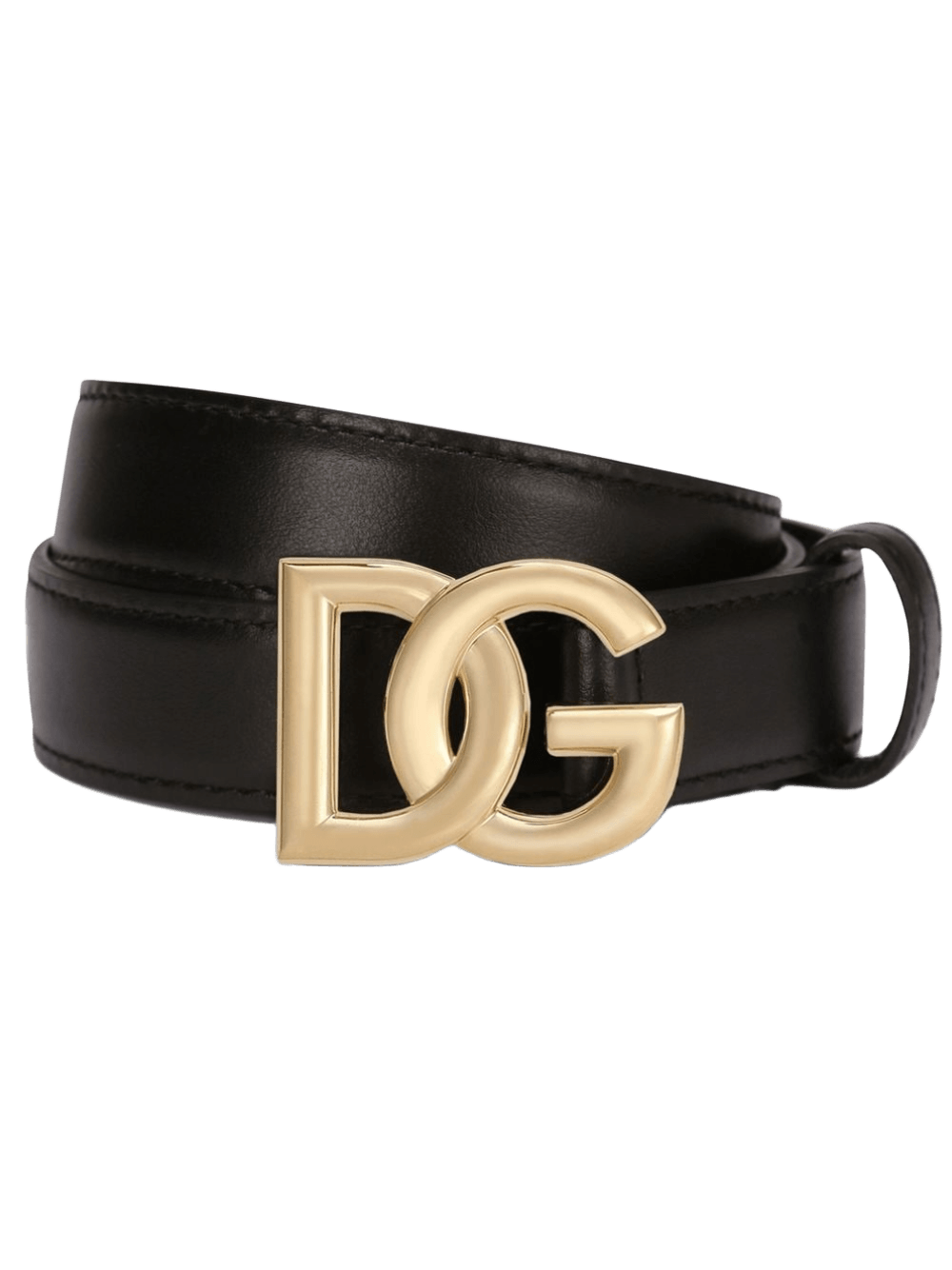 Dolce & Gabbana Leather Dg Logo Belt Glam Steals