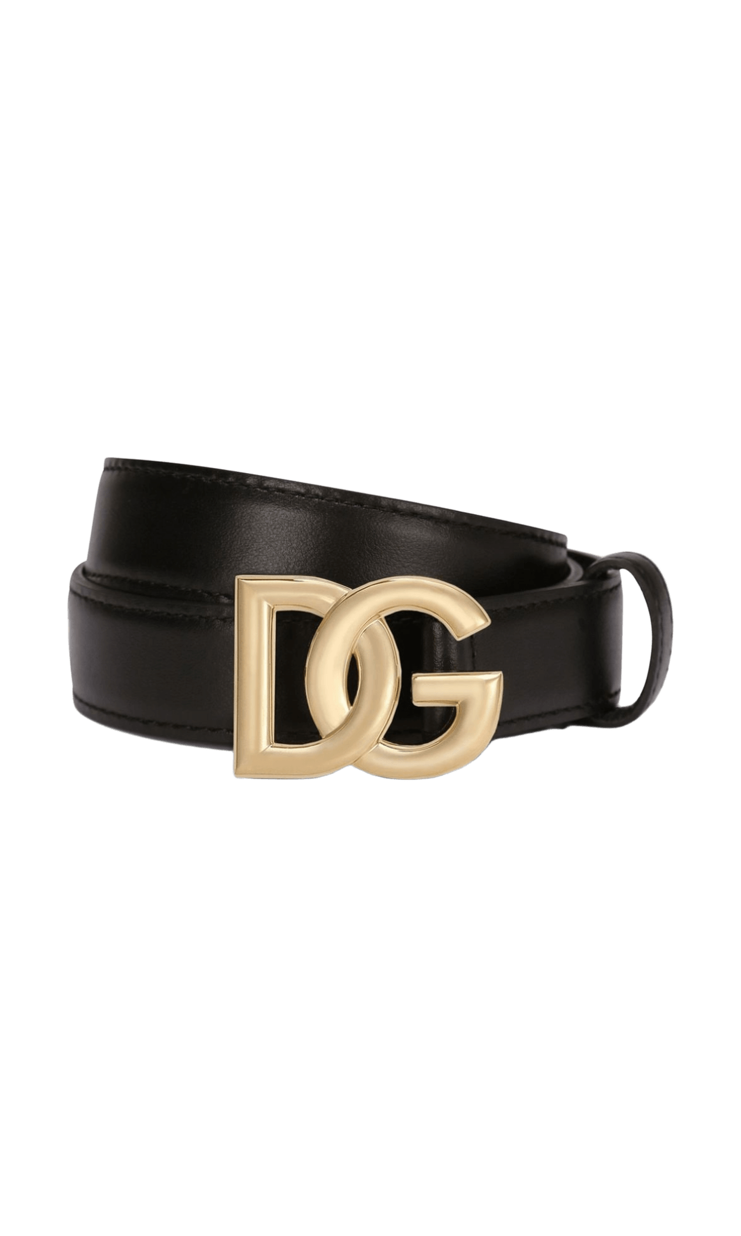 Dolce & Gabbana Leather Dg Logo Belt Glam Steals