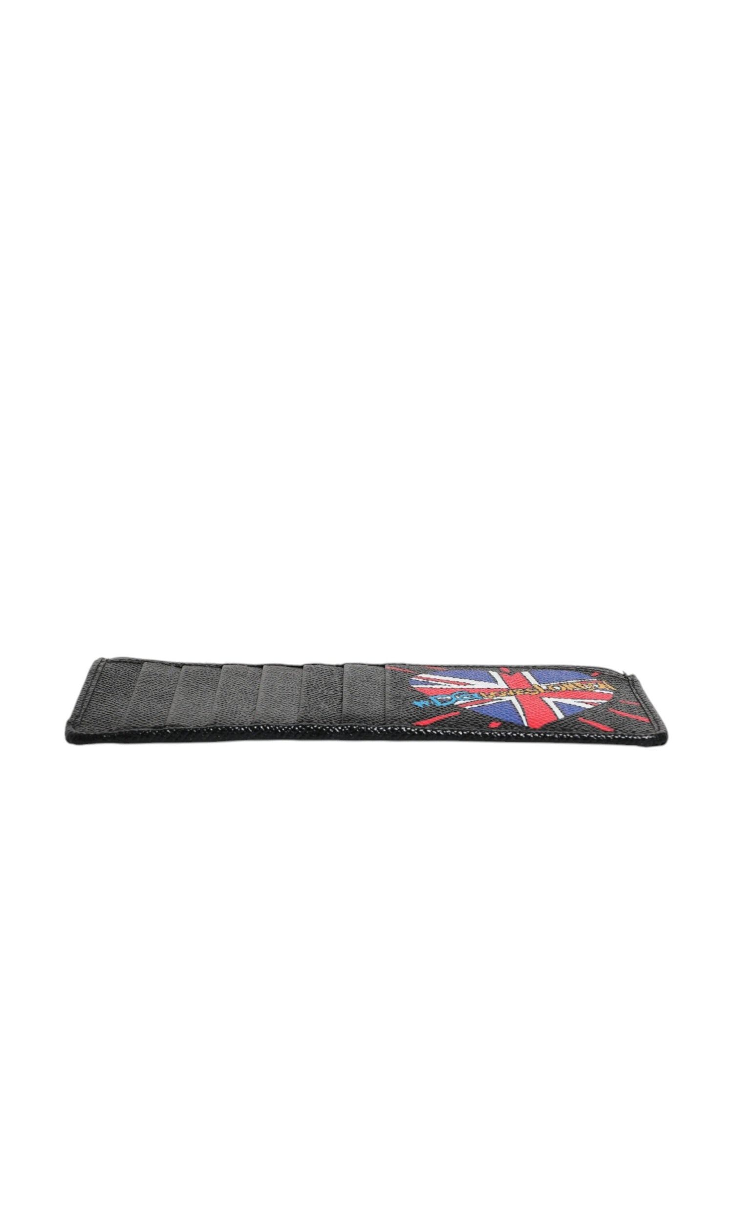 Dolce & Gabbana Leather #Dgloveslondon Cardholder Case Black Wallet Glam Steals