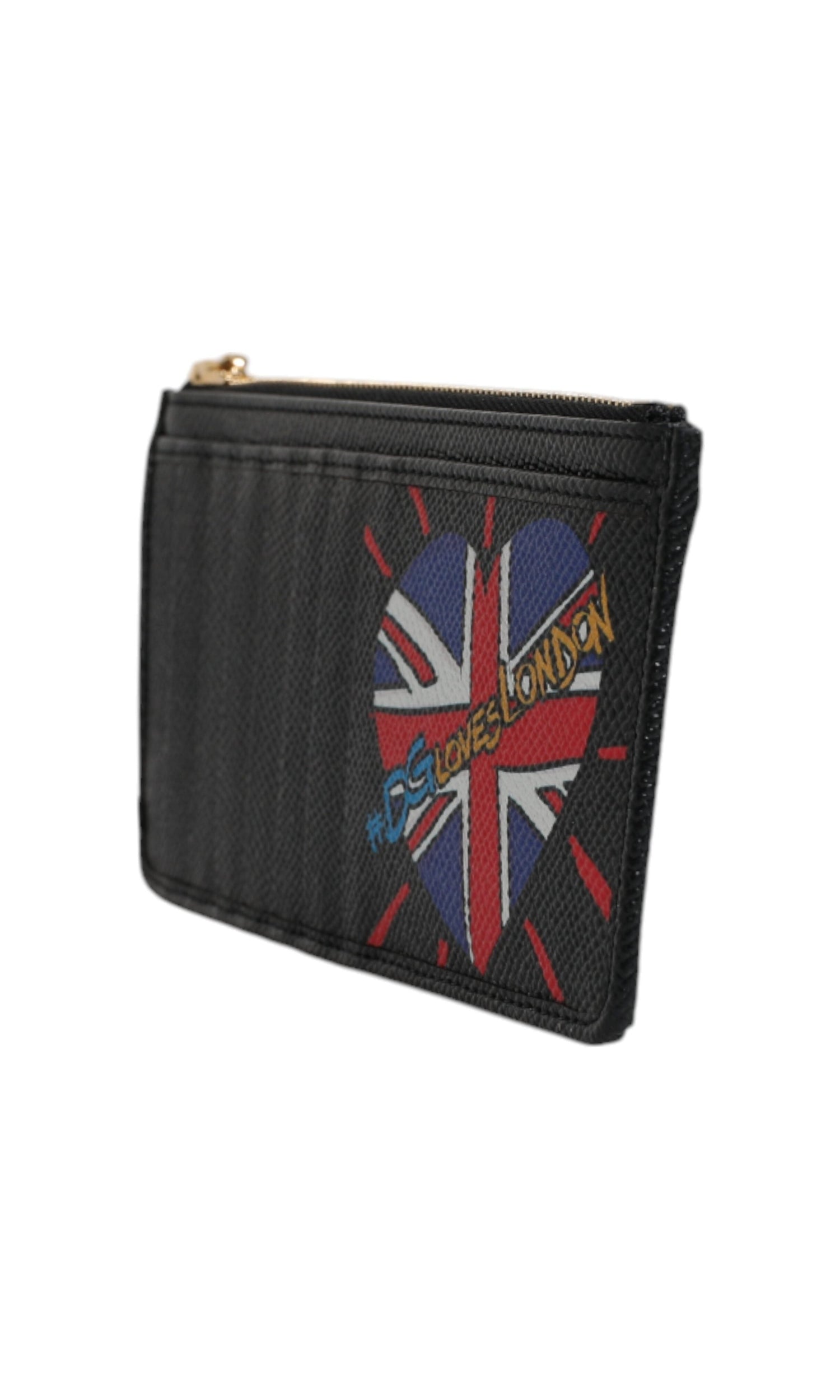 Dolce & Gabbana Leather #Dgloveslondon Cardholder Case Black Wallet Glam Steals