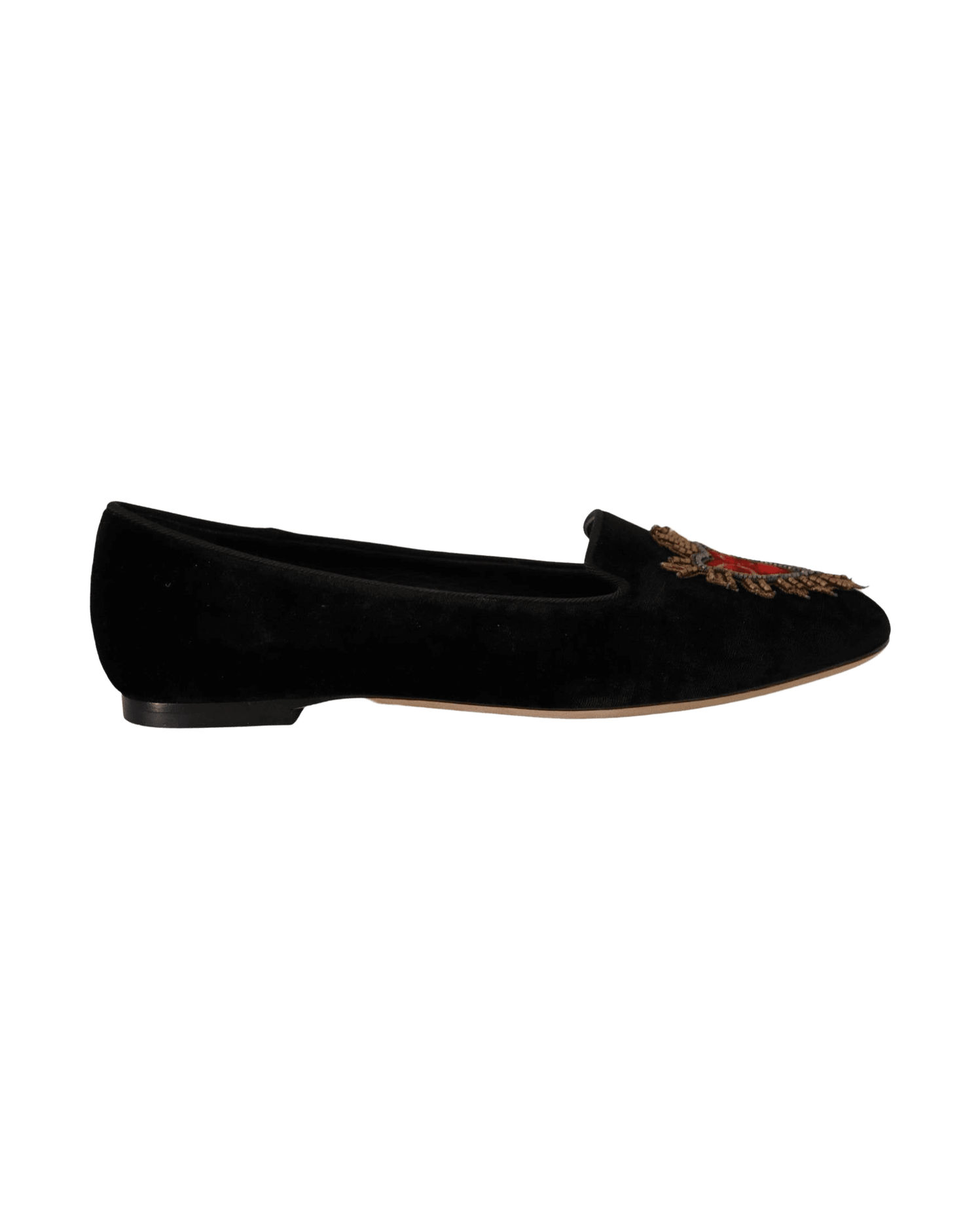 Dolce & Gabbana Leather Elegant Patent Flat Shoes Glam Steals