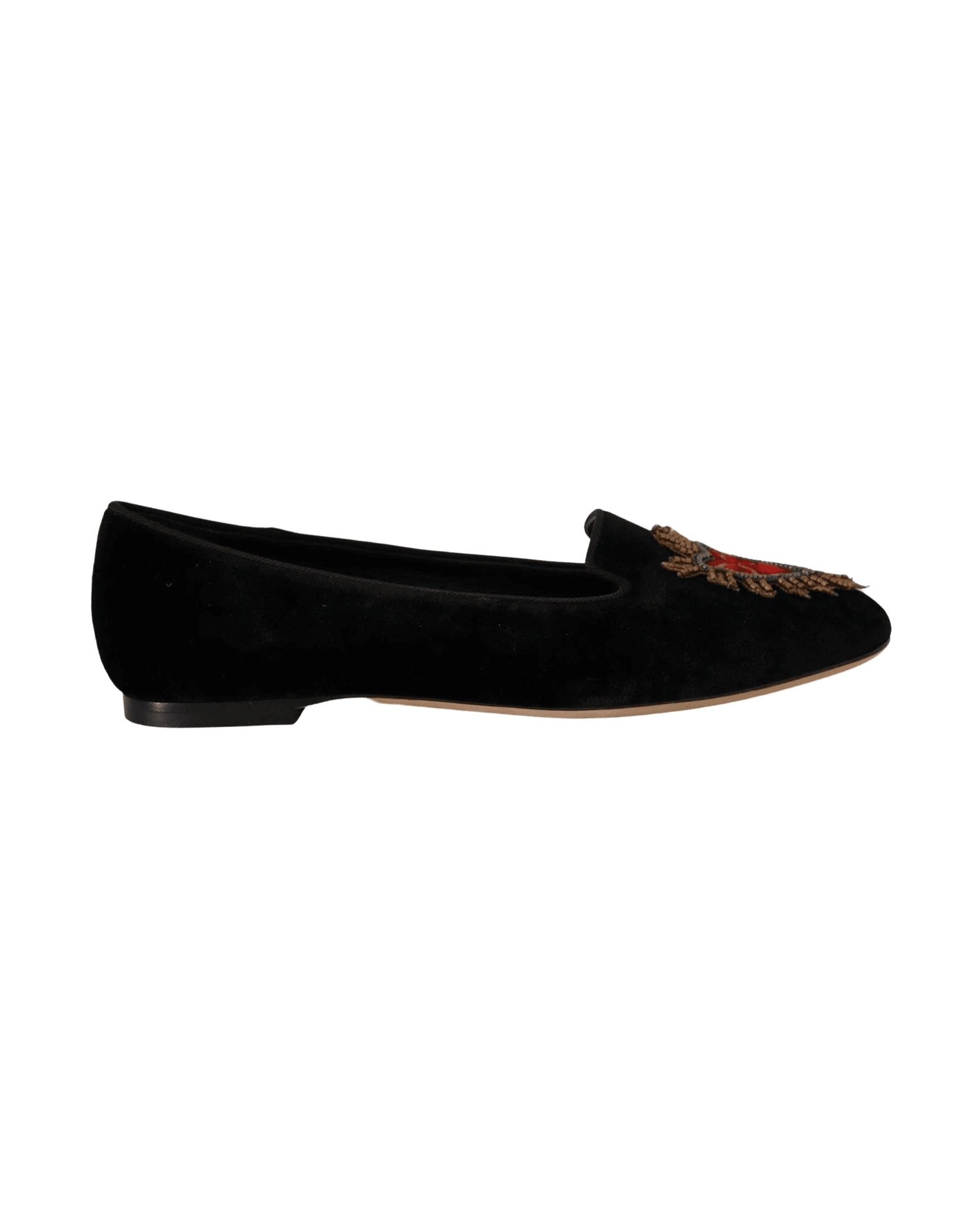 Dolce & Gabbana Leather Elegant Patent Flat Shoes Glam Steals