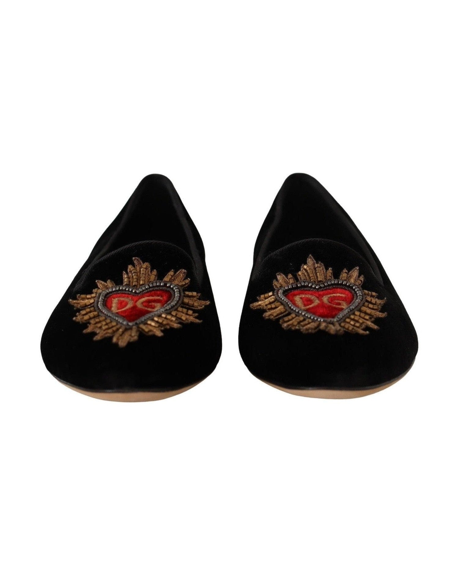 Dolce & Gabbana Leather Elegant Patent Flat Shoes Glam Steals