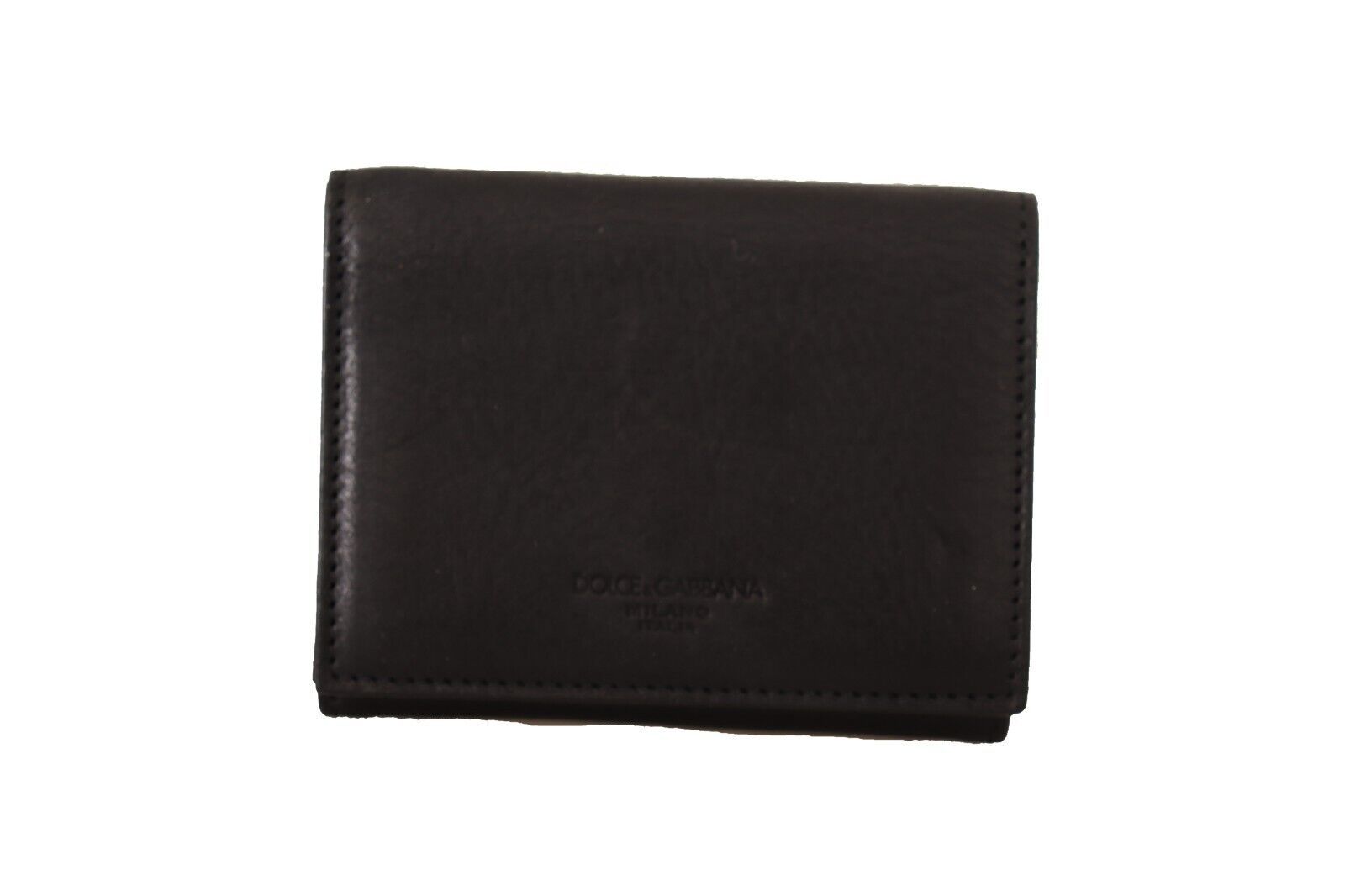 Dolce & Gabbana Leather Elegant Trifold Multi Kit Accessory Glam Steals