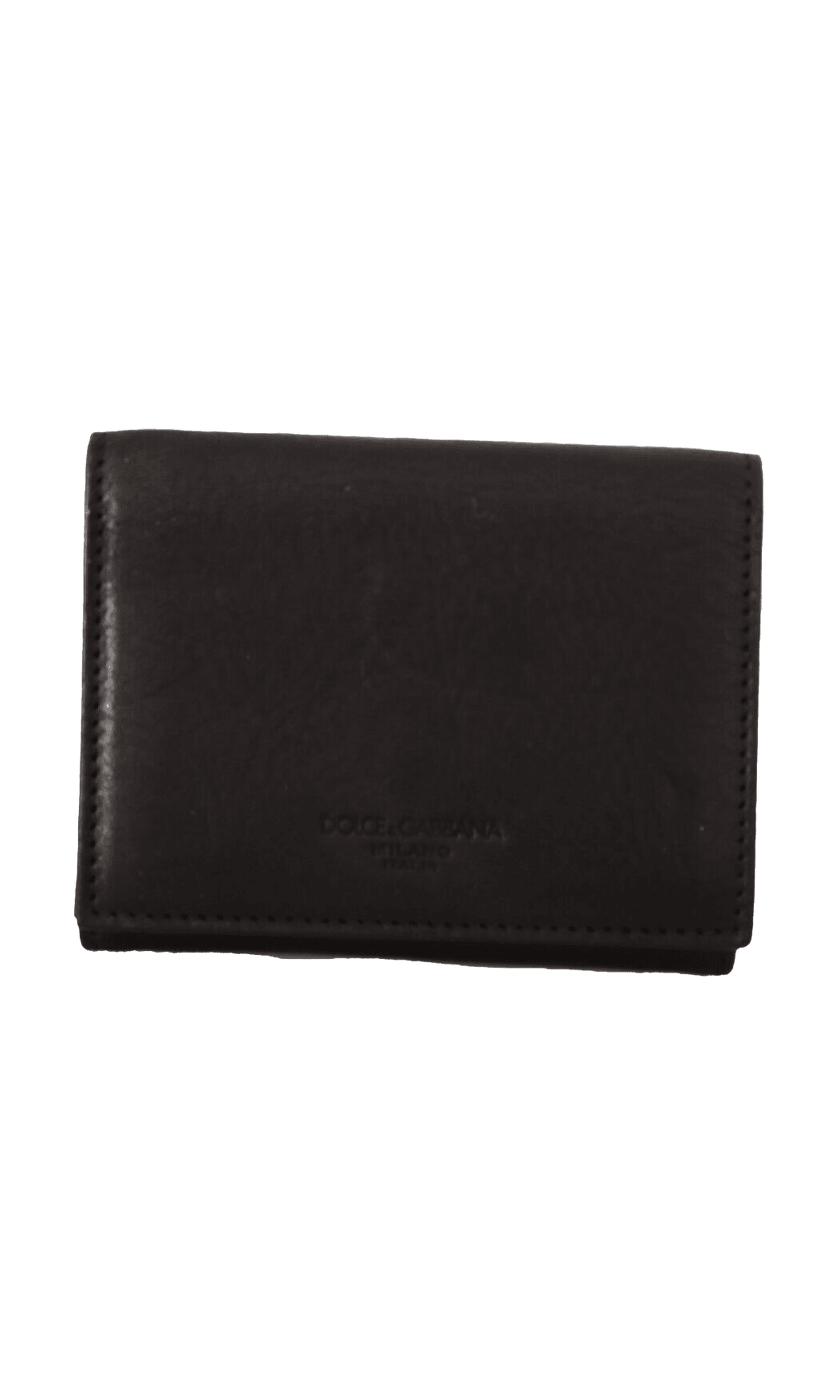 Dolce & Gabbana Leather Elegant Trifold Multi Kit Accessory Glam Steals