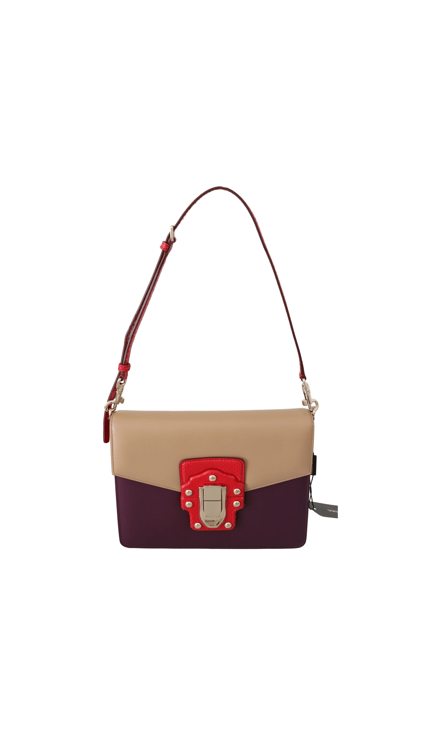 Dolce & Gabbana Leather Exquisite Lucia Shoulder Bag Glam Steals