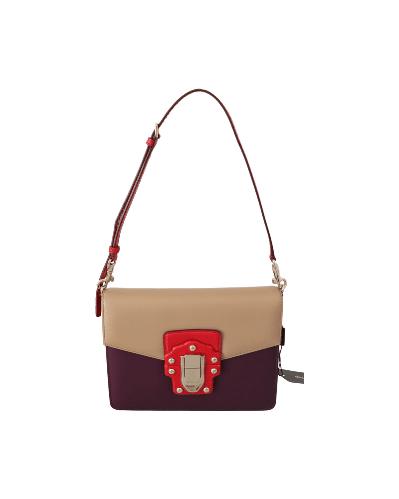 Dolce & Gabbana Leather Exquisite Lucia Shoulder Bag Glam Steals