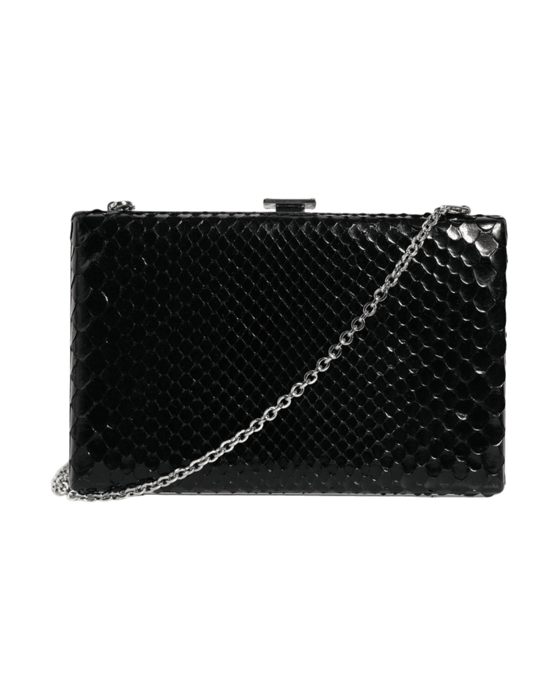 Dolce & Black Gabbana Leather Frame Clutch Mini Crossbody Bag Glam Steals