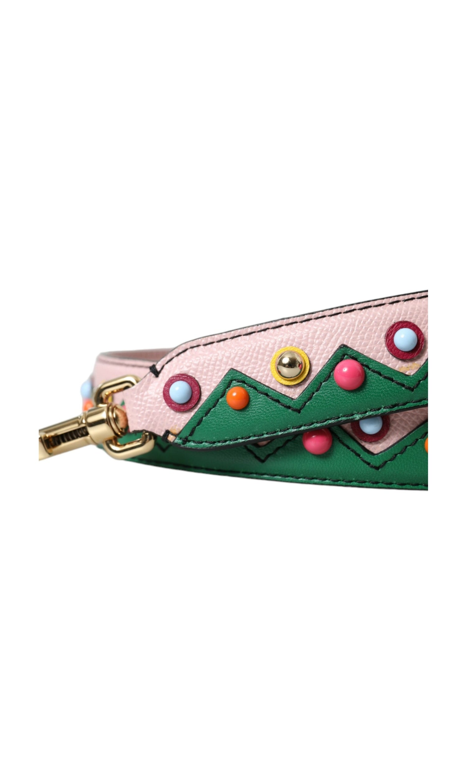 Dolce & Gabbana Leather Handbag Accessory Shoulder Pink Strap Glam Steals