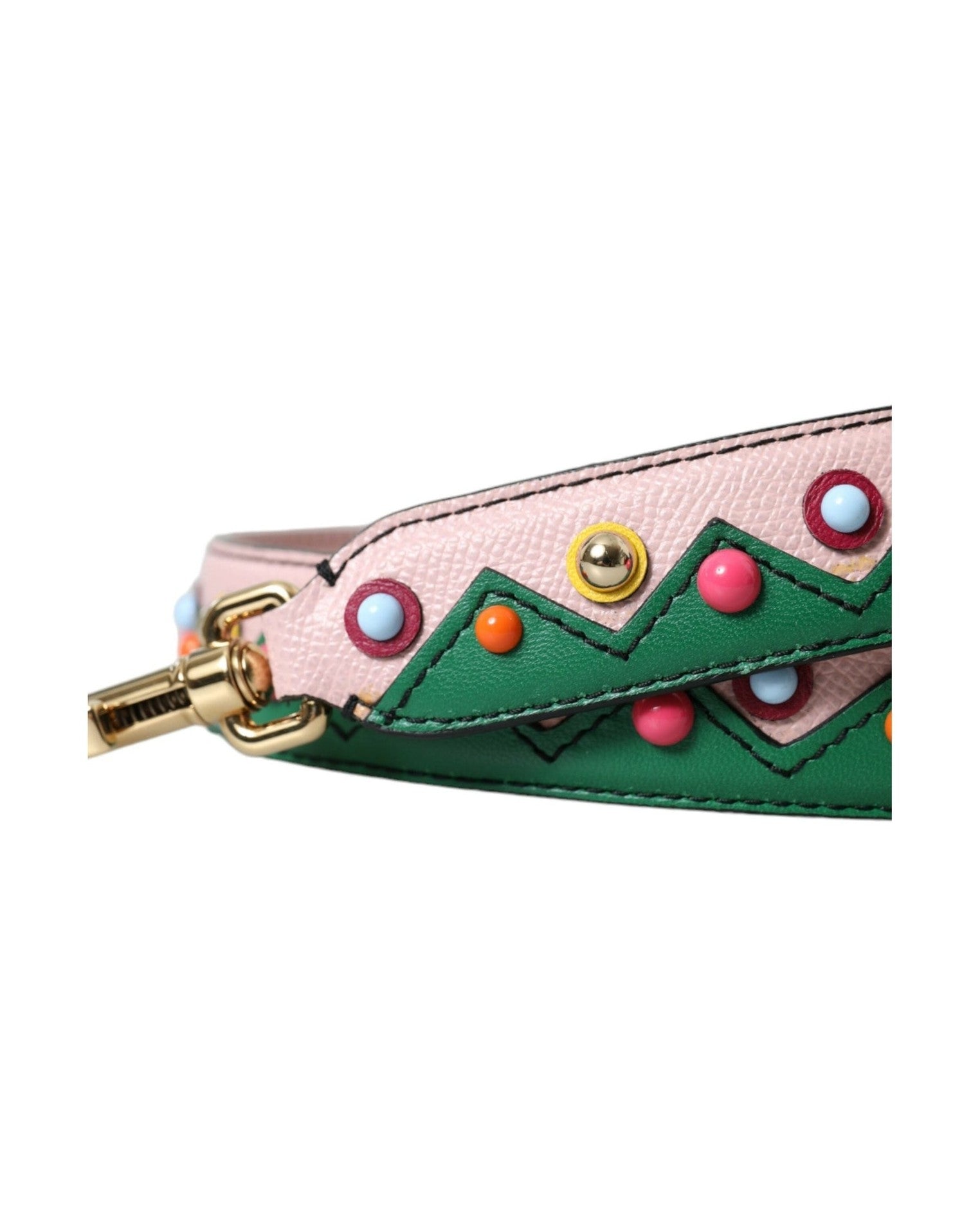 Dolce & Gabbana Leather Handbag Accessory Shoulder Pink Strap Glam Steals