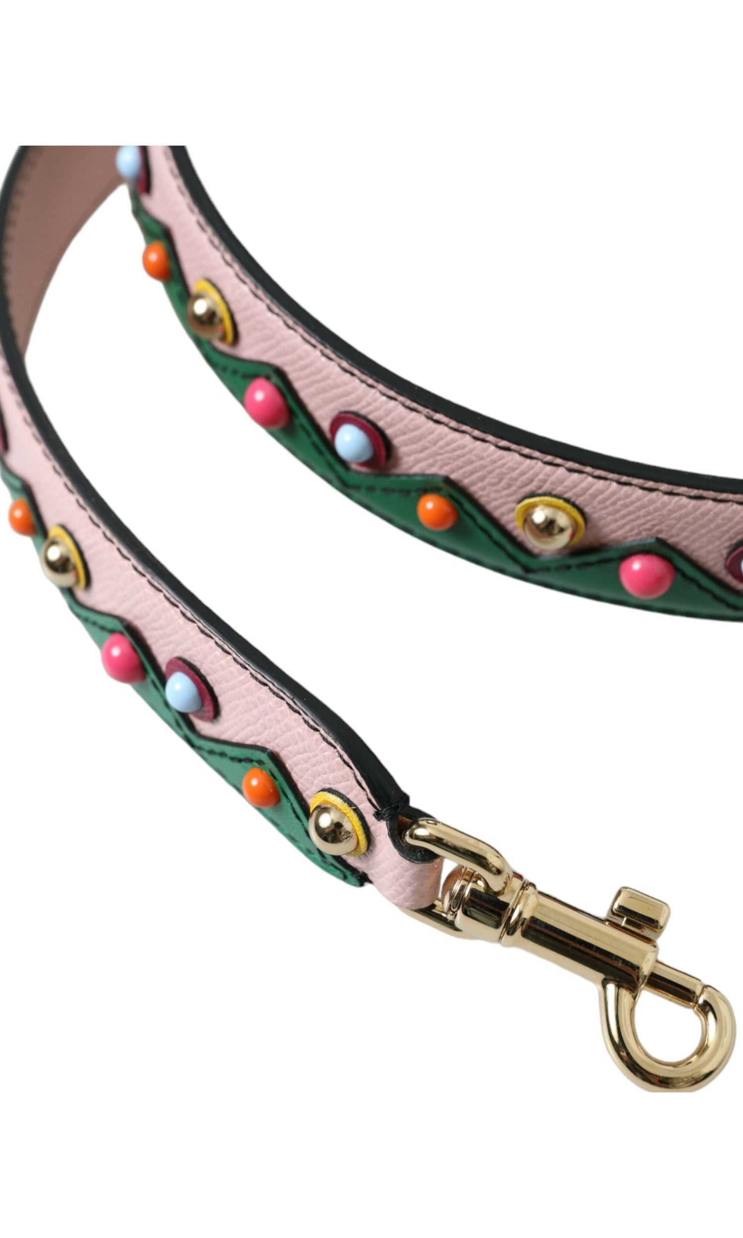 Dolce & Gabbana Leather Handbag Accessory Shoulder Pink Strap Glam Steals