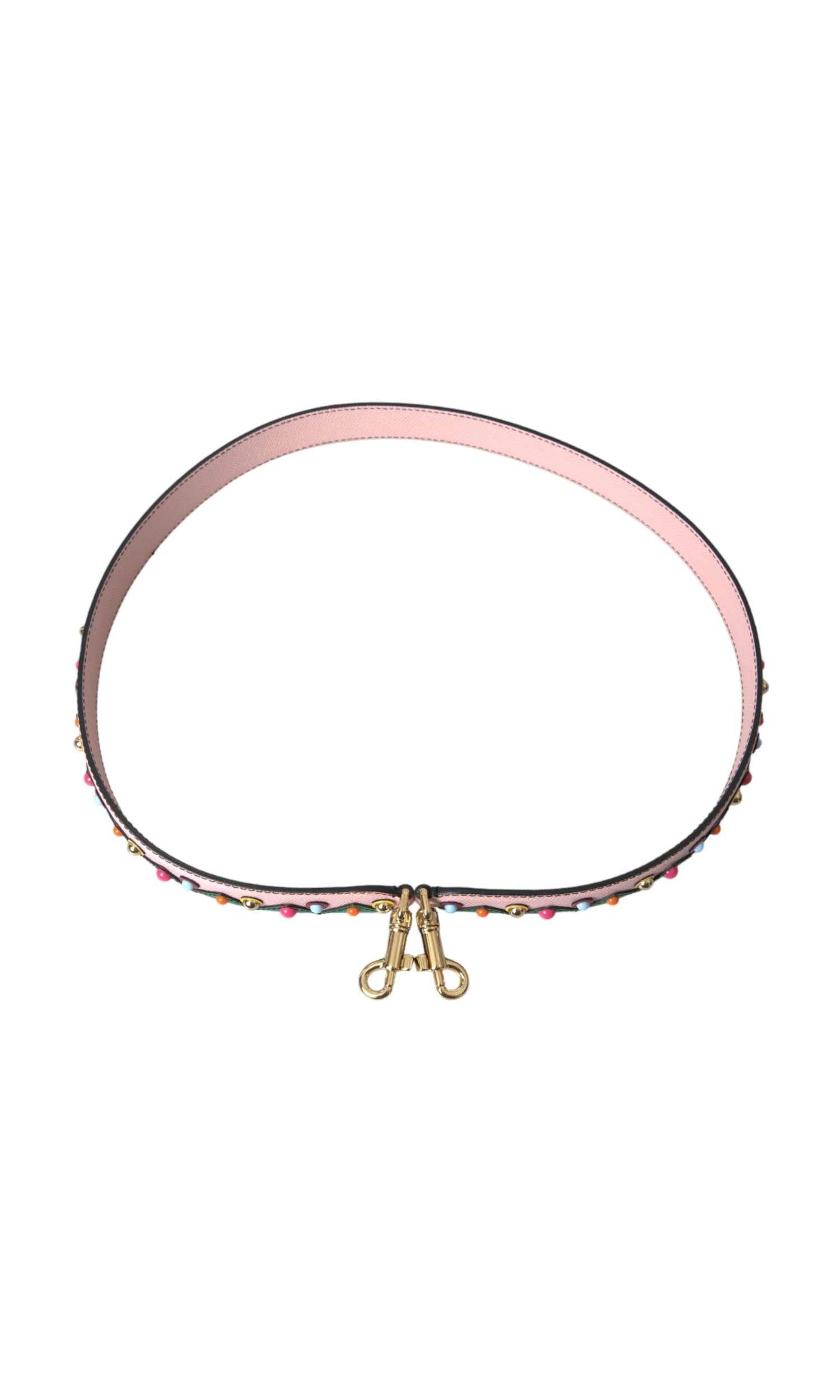 Dolce & Gabbana Leather Handbag Accessory Shoulder Pink Strap Glam Steals