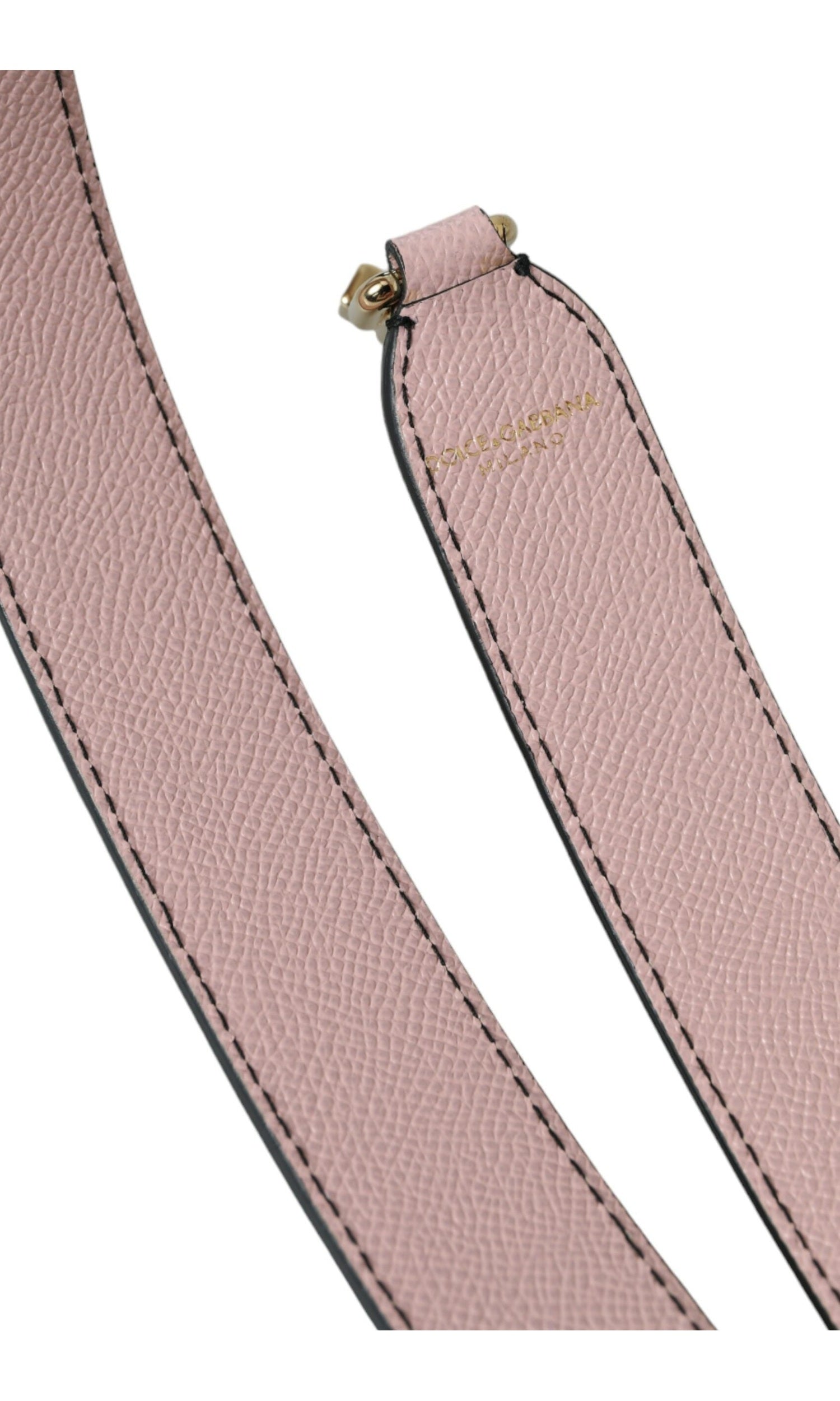 Dolce & Gabbana Leather Handbag Accessory Shoulder Pink Strap Glam Steals