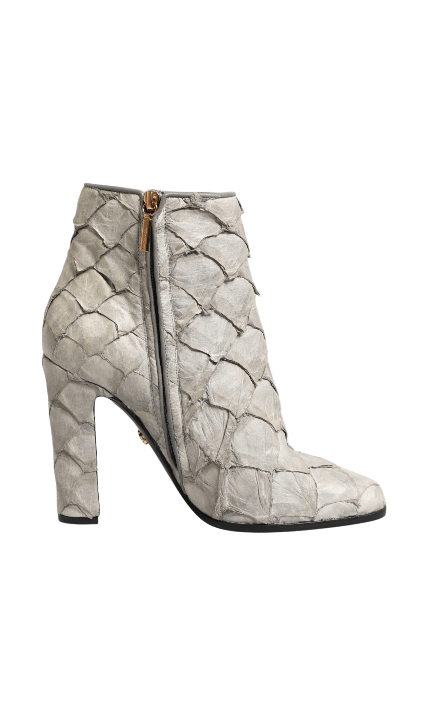 Dolce & Gabbana Leather Heels Ankle Boots Shoes Glam Steals