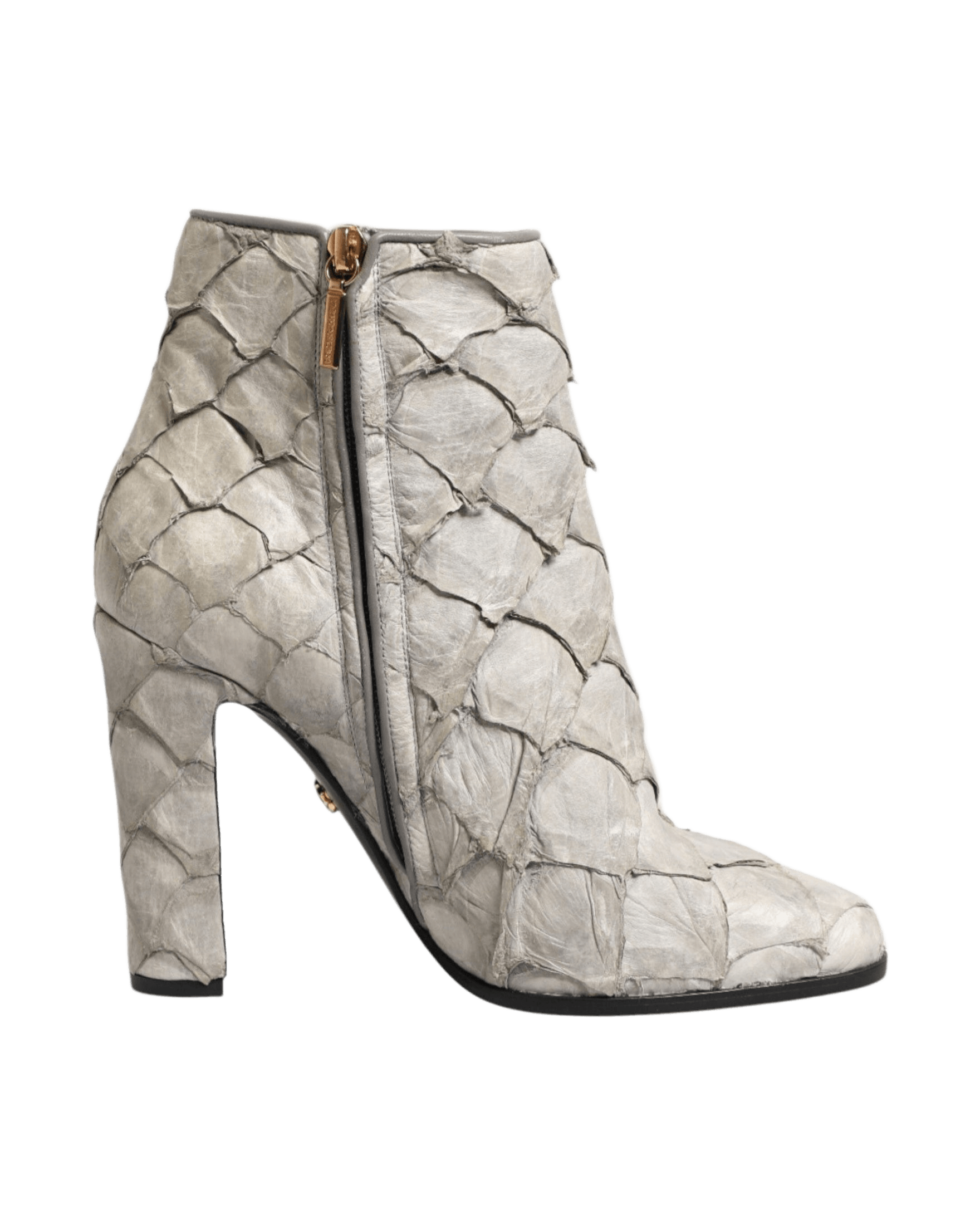 Dolce & Gabbana Leather Heels Ankle Boots Shoes Glam Steals