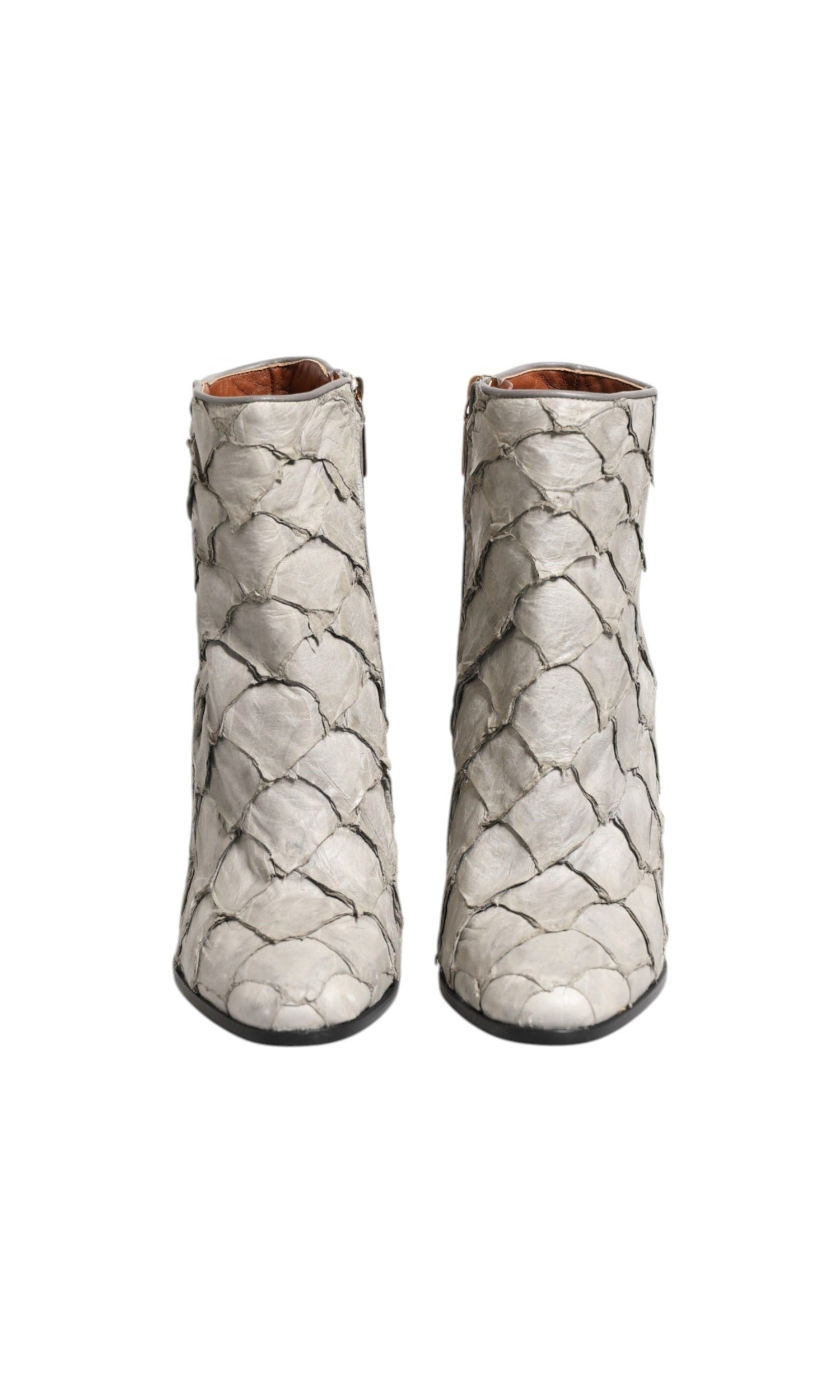 Dolce & Gabbana Leather Heels Ankle Boots Shoes Glam Steals