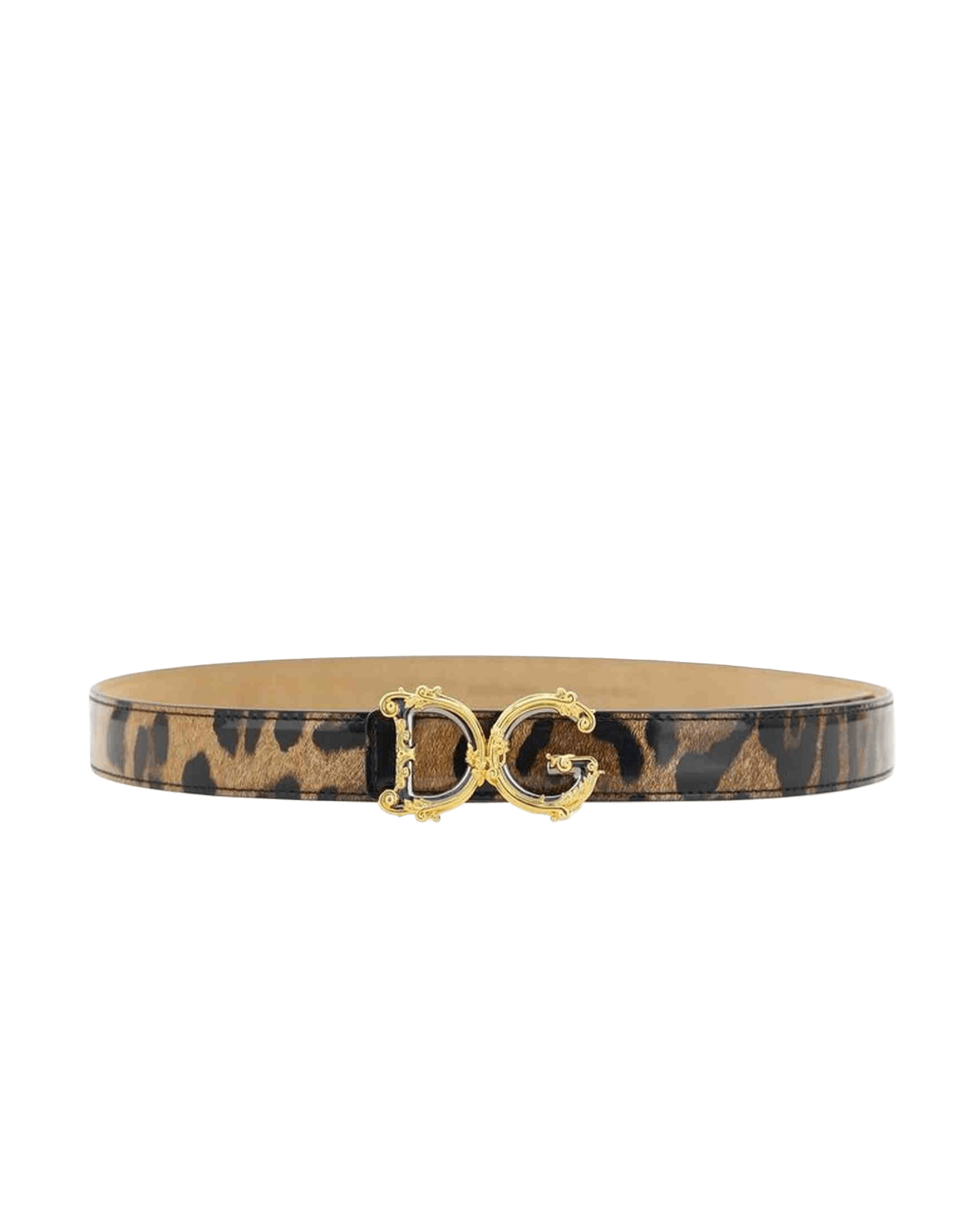 Dolce & Gabbana Leather Logo Belt Glam Steals