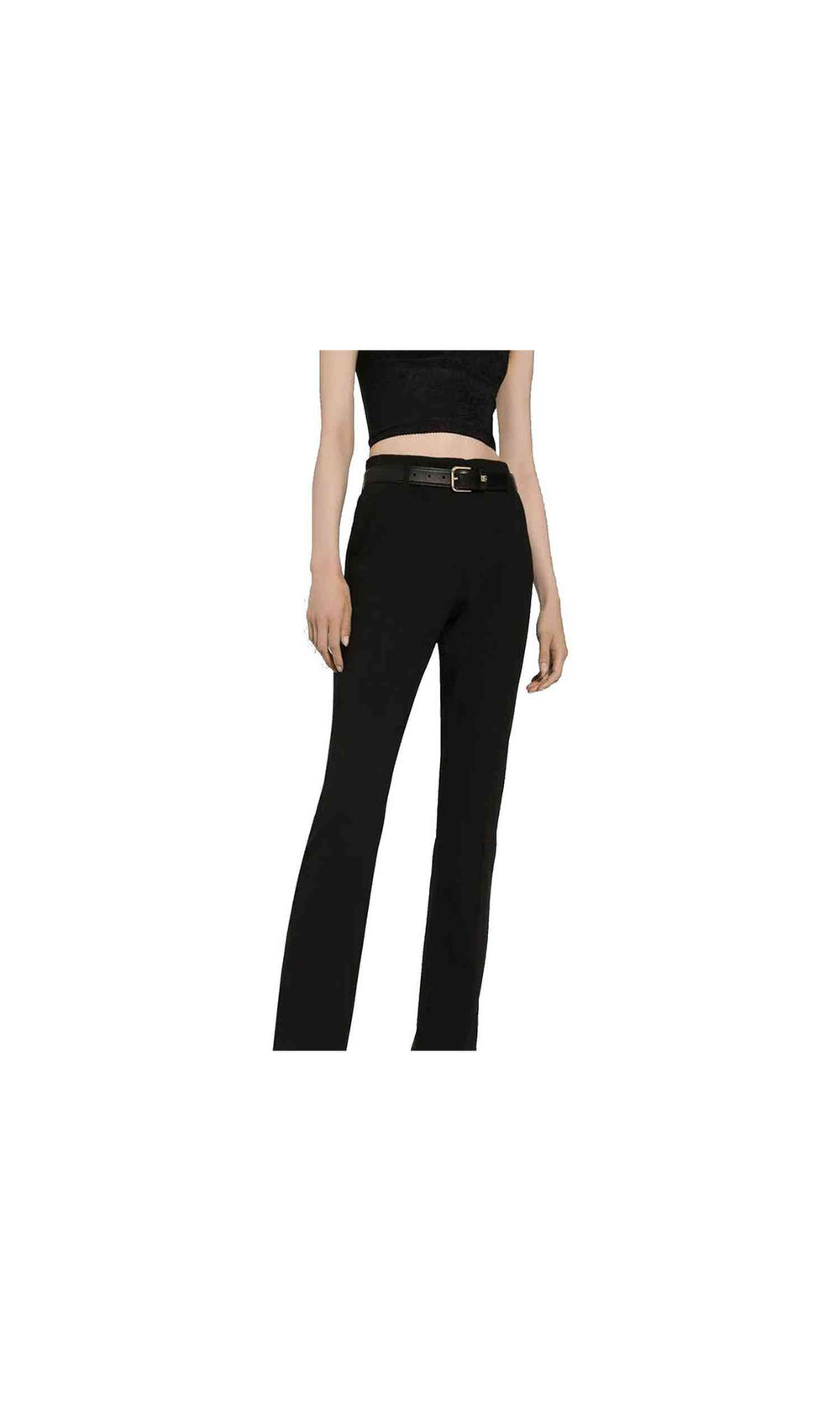 Dolce & Gabbana Leather Logo Belt Glam Steals