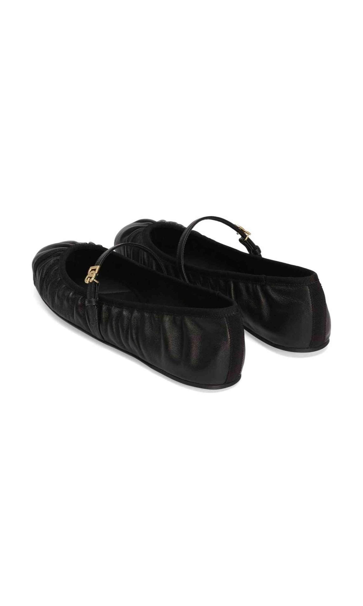 Dolce & Gabbana Leather Nappa Ballet Flats Glam Steals