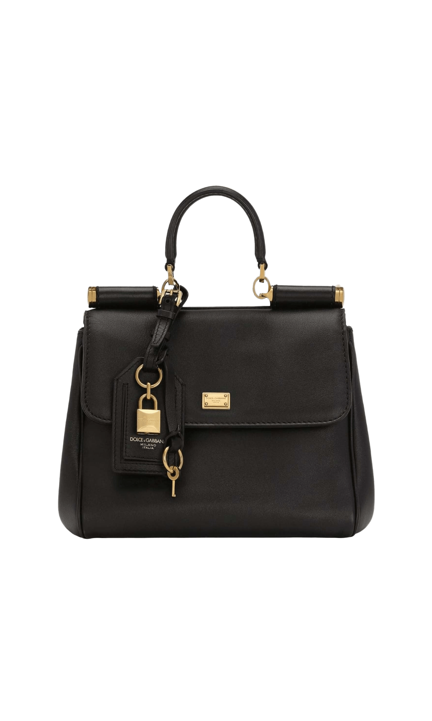 Dolce & Gabbana Leather Sicily Soft Handbag Glam Steals