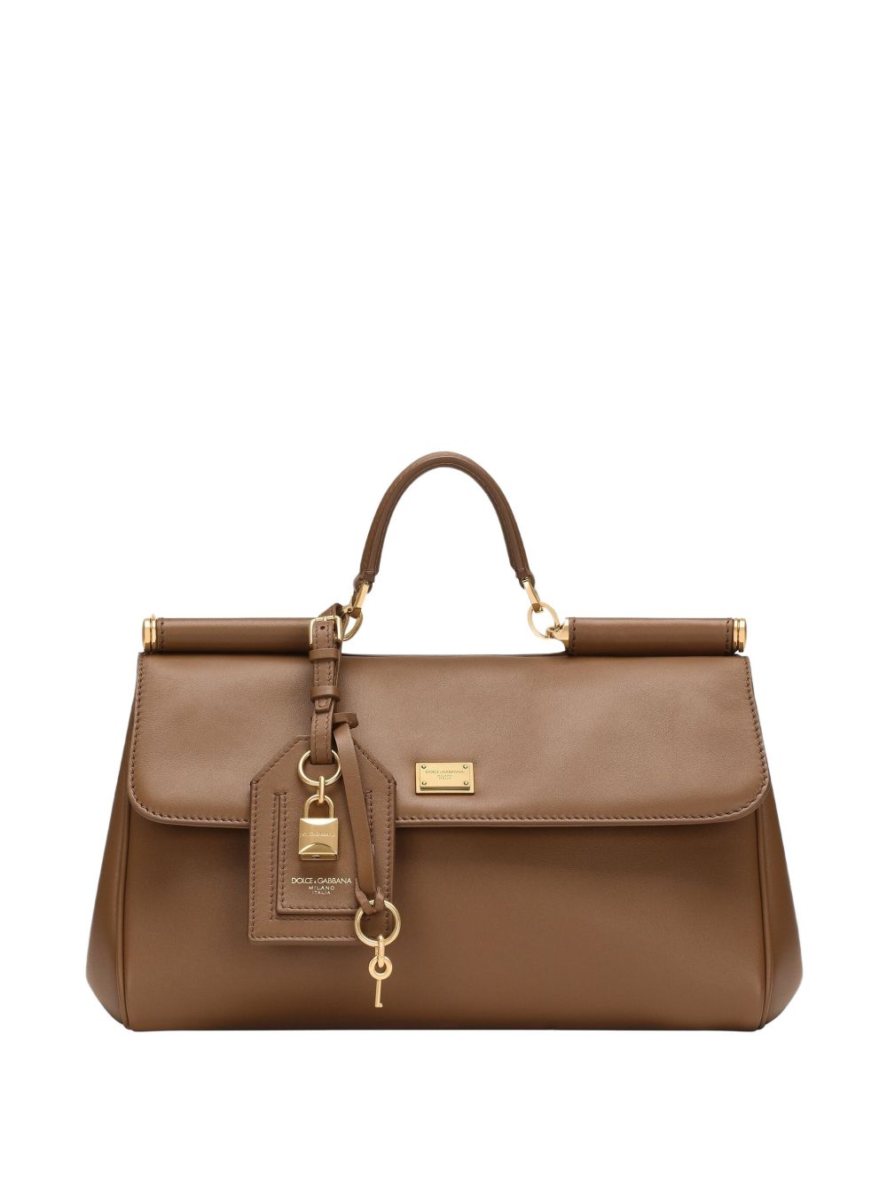 Dolce & Gabbana Leather Sicily Soft Handbag Glam Steals
