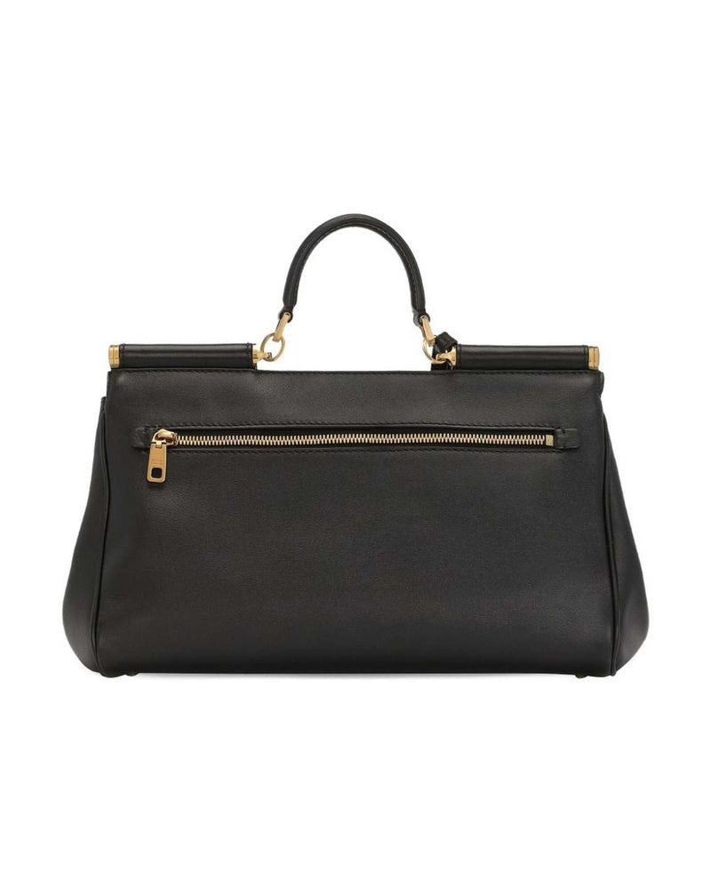 Dolce & Gabbana Leather Sicily Soft Handbag Glam Steals