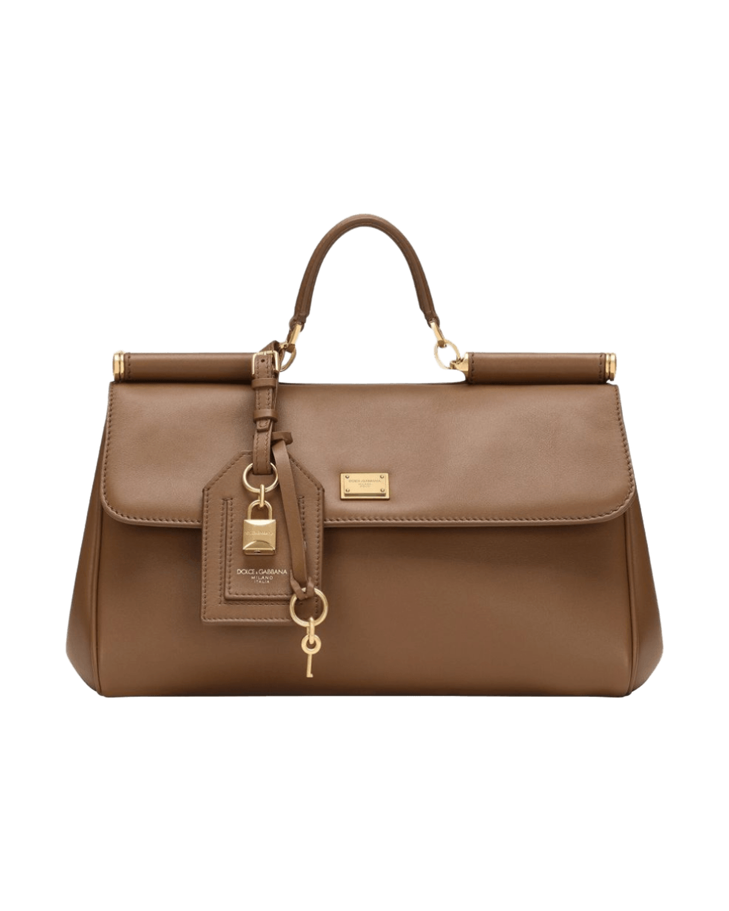 Dolce & Gabbana Leather Sicily Soft Handbag Glam Steals