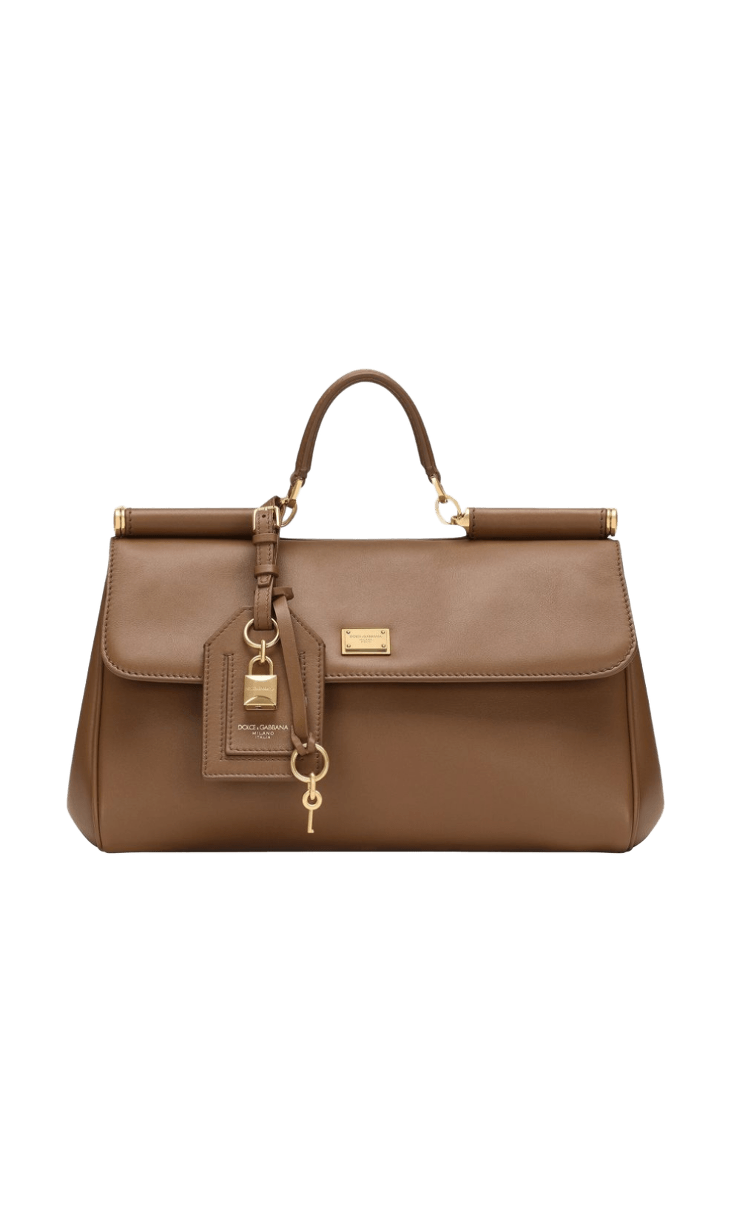 Dolce & Gabbana Leather Sicily Soft Handbag Glam Steals